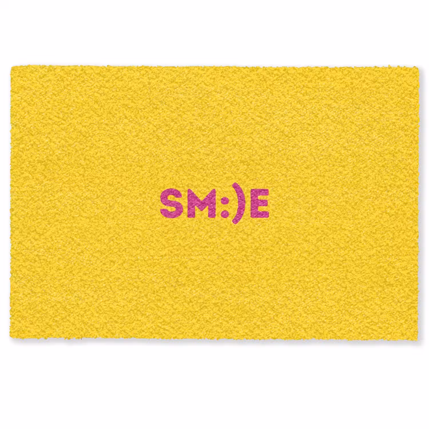 Smile - Roze - Geel Deurmat klein -zkaufland3d