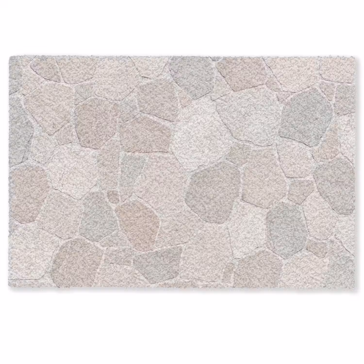 Steen - Patroon - Textuur - Beige Deurmat klein -zkaufland3d