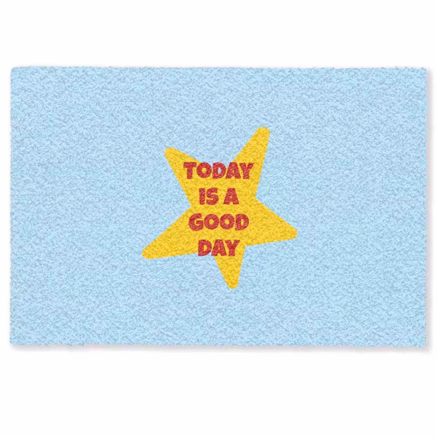 Ster - Today is a good day - Blauw Deurmat klein -zkaufland3d
