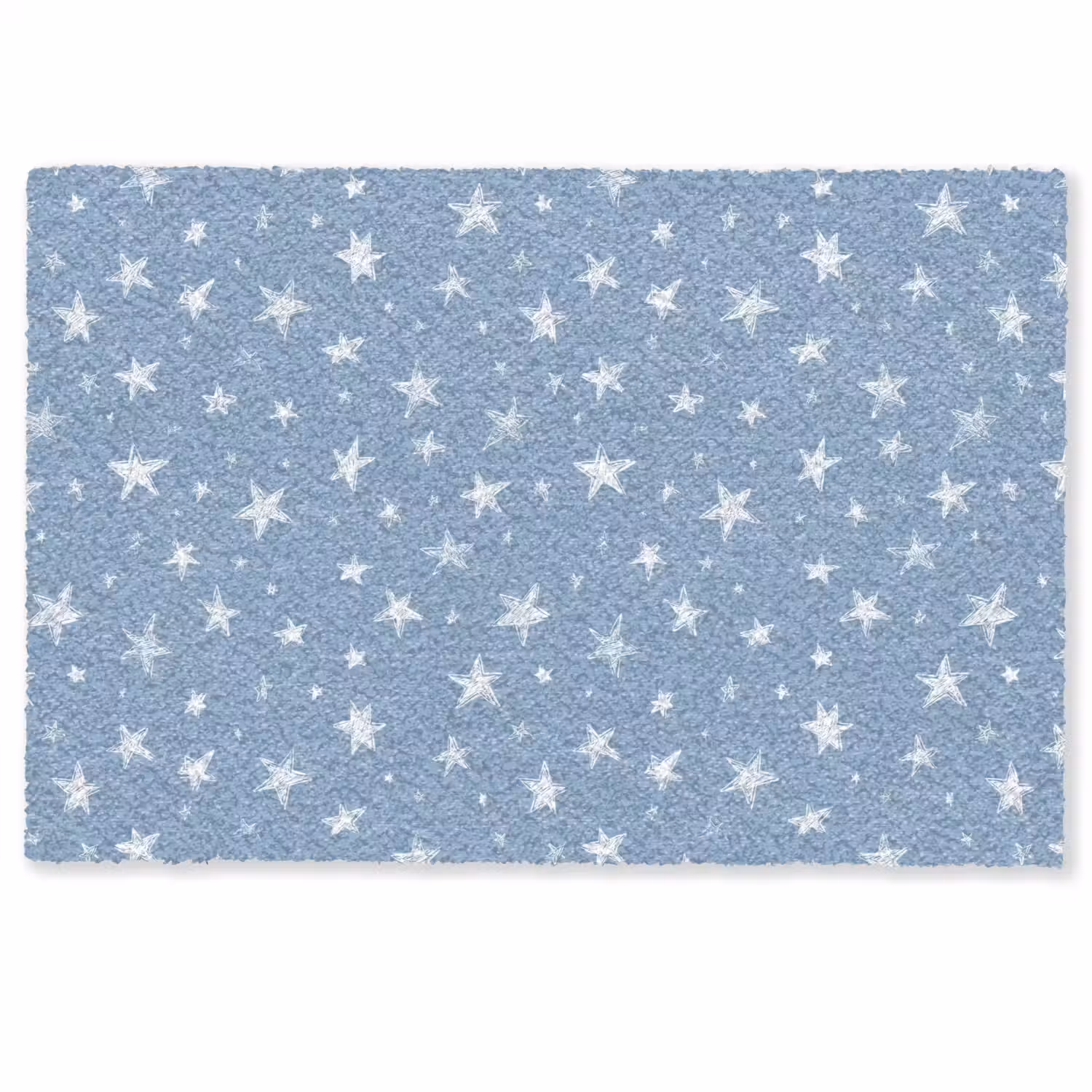 Sterretjes - Patroon - Blauw Deurmat klein 898 -zkaufland3d