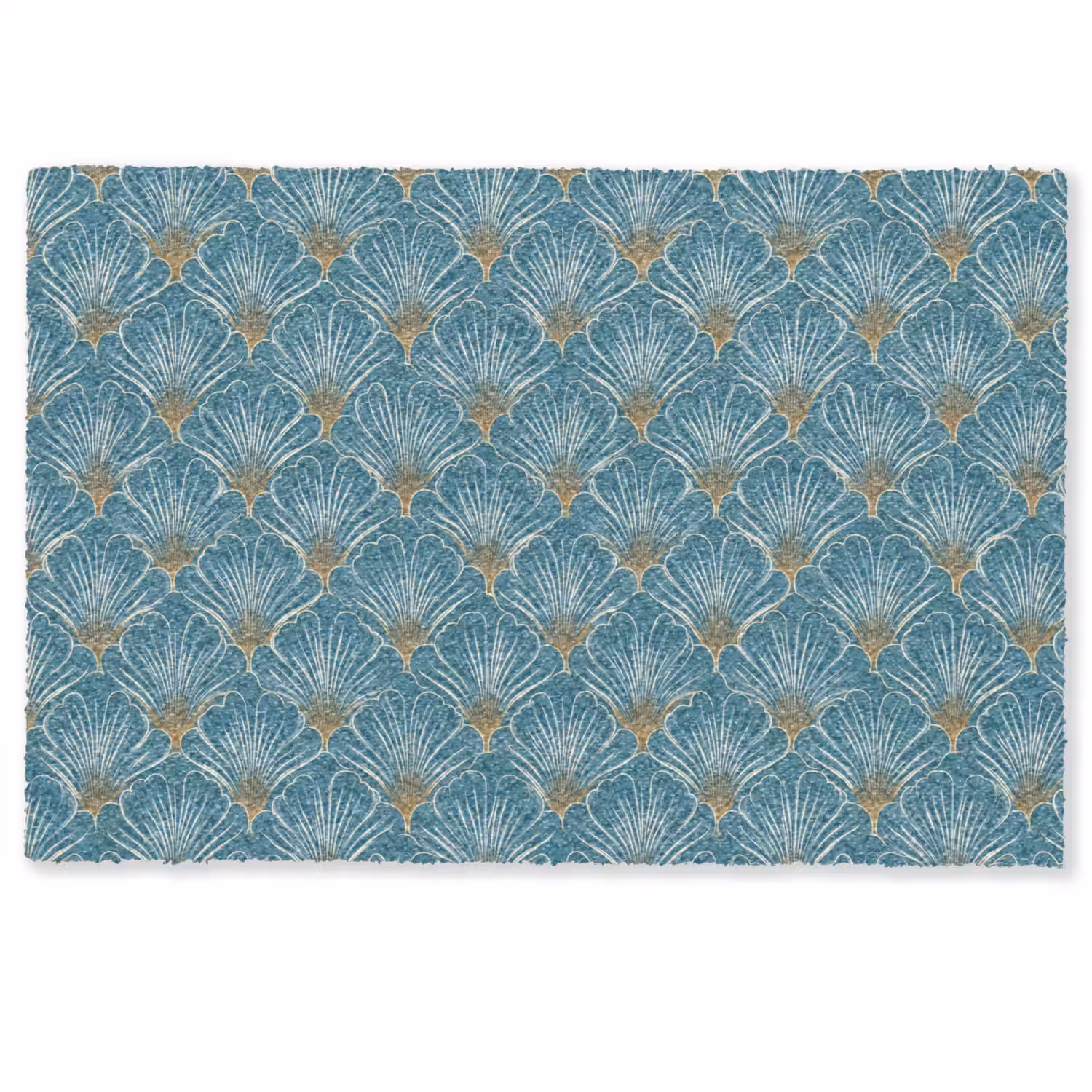 Symmetrisch - Patroon - Blauw Deurmat klein 898 -zkaufland3d