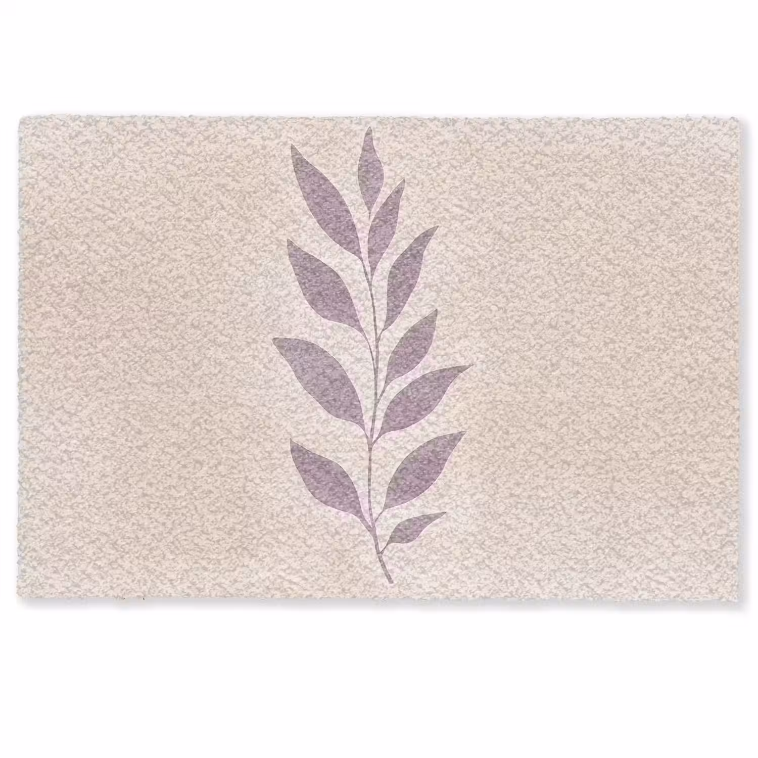 Tak - Bladeren - Minimalistisch - Beige Deurmat klein -zkaufland3d