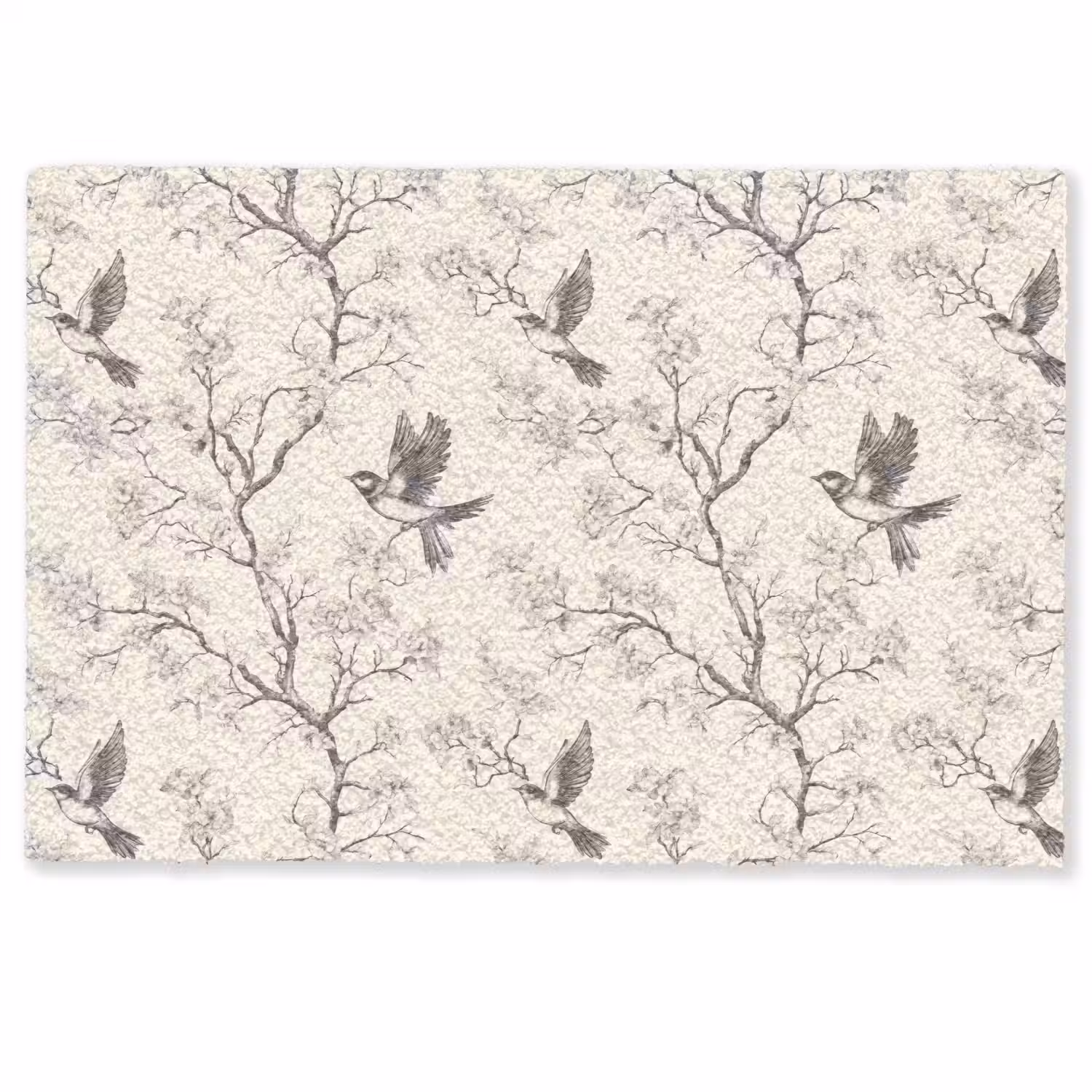 Takken - Vogels - Beige Deurmat klein 898 -zkaufland3d