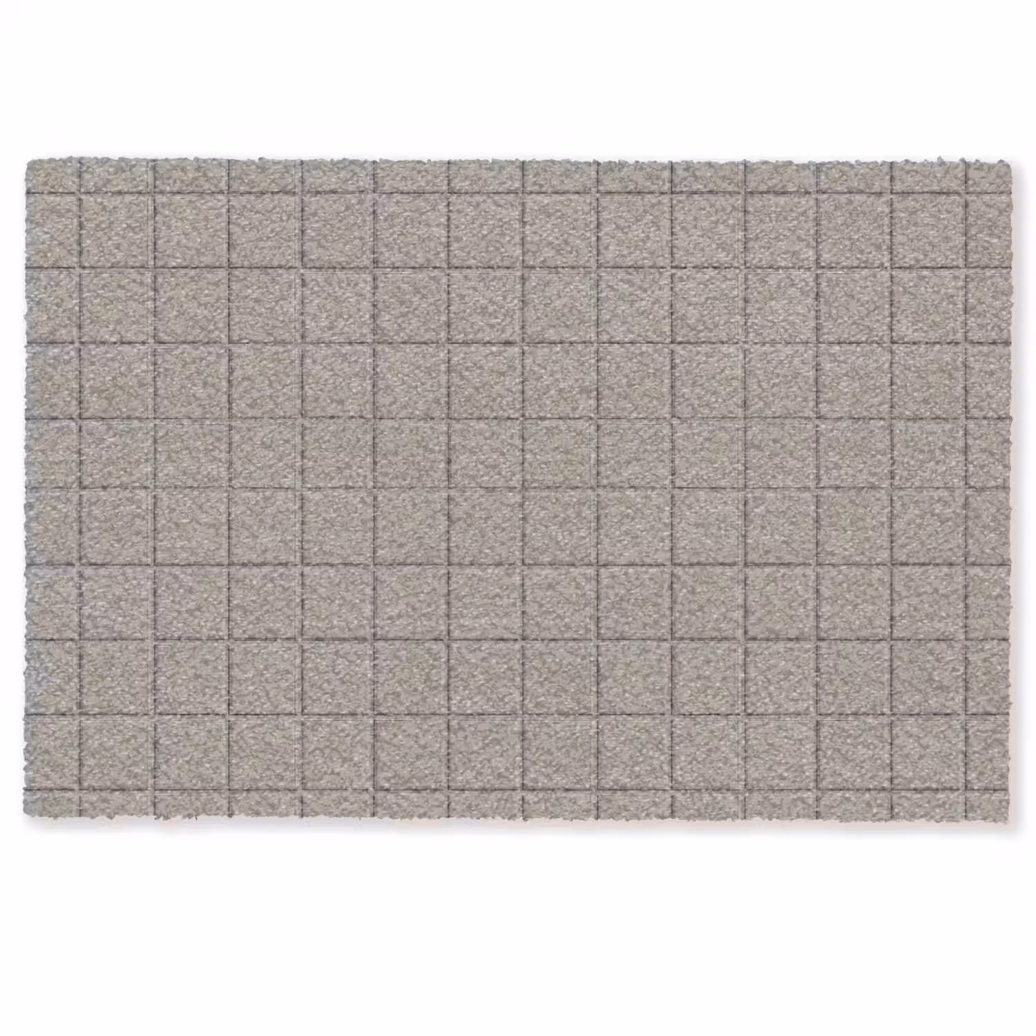 Tegel - Patroon Kiezel - Grijs Deurmat klein 898 -zkaufland3d
