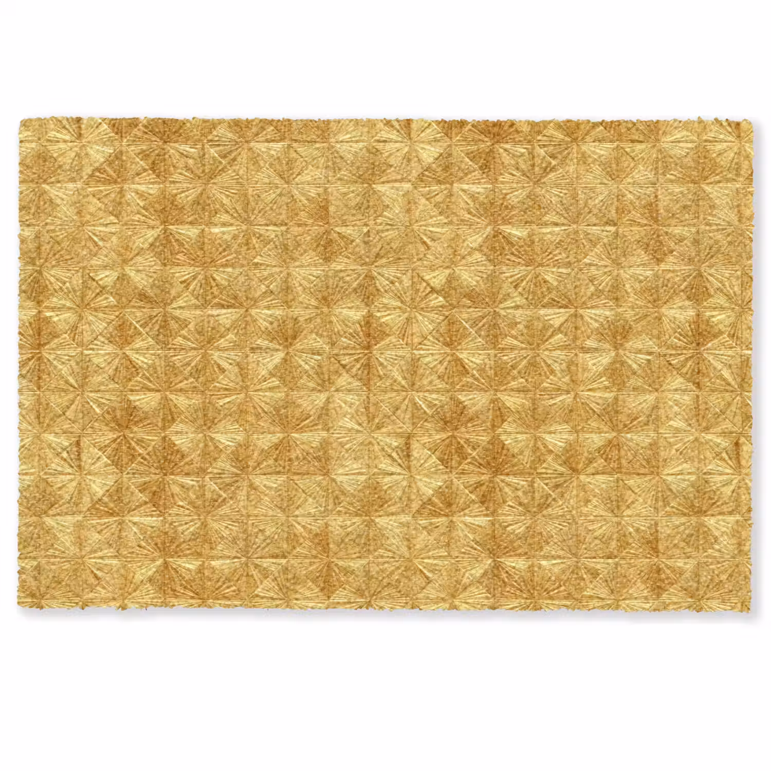 Tegels - Geometrisch - Reliëf - Goud Deurmat klein 898 -zkaufland3d