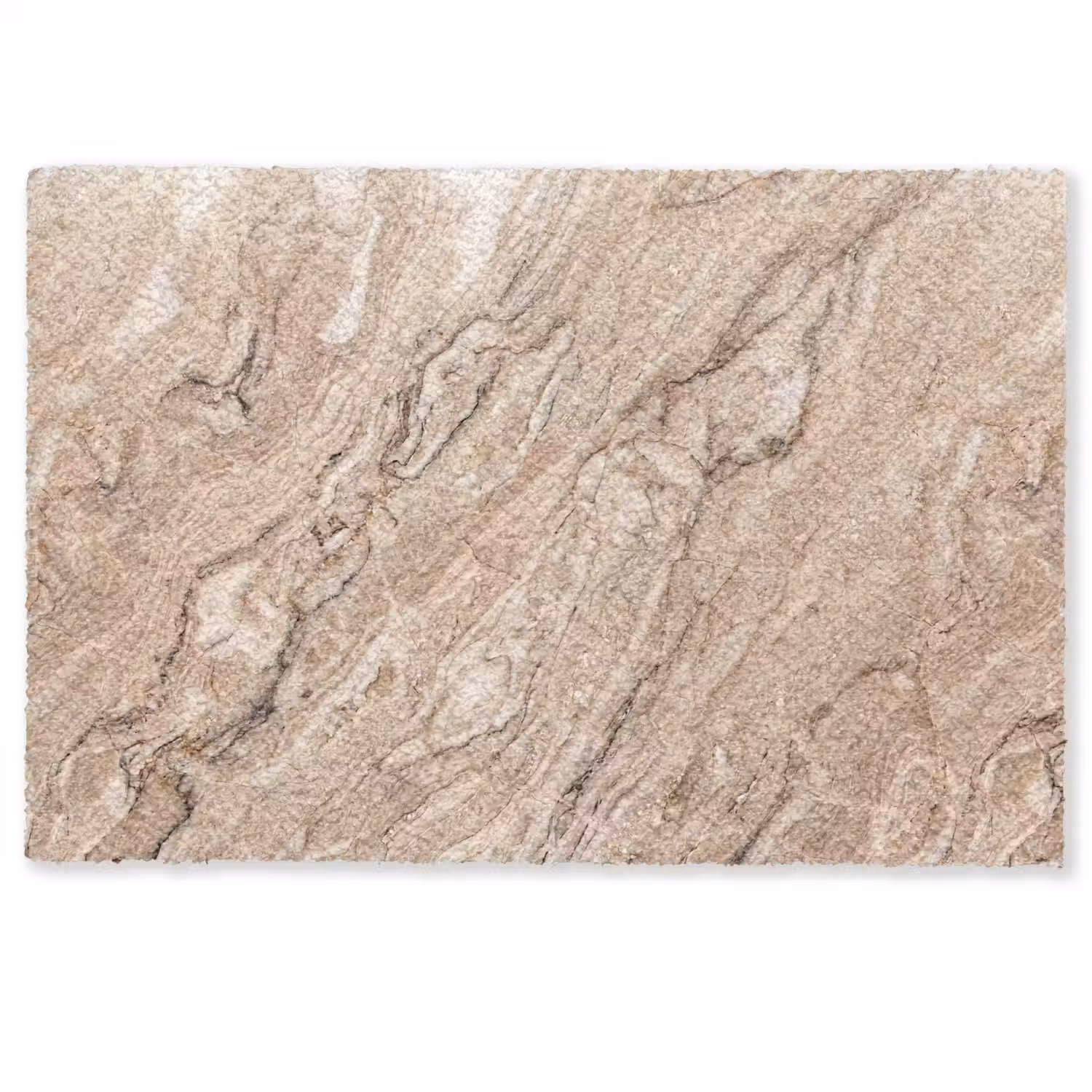 Textuur - Aders - Abstract - Modern - Beige Deurmat klein -zkaufland3d