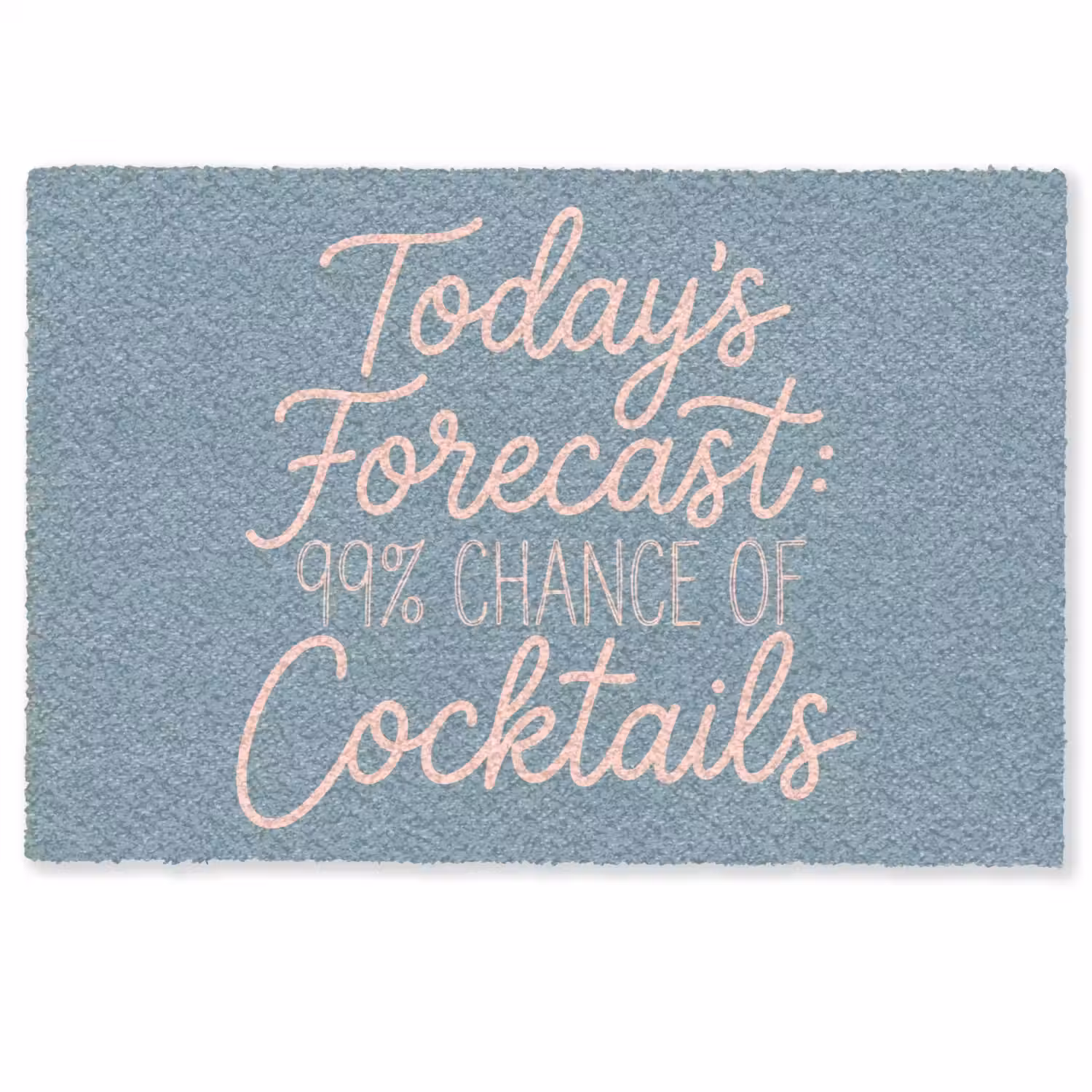 Today's Forecast - Cocktails - Blauw Deurmat klein -zkaufland3d