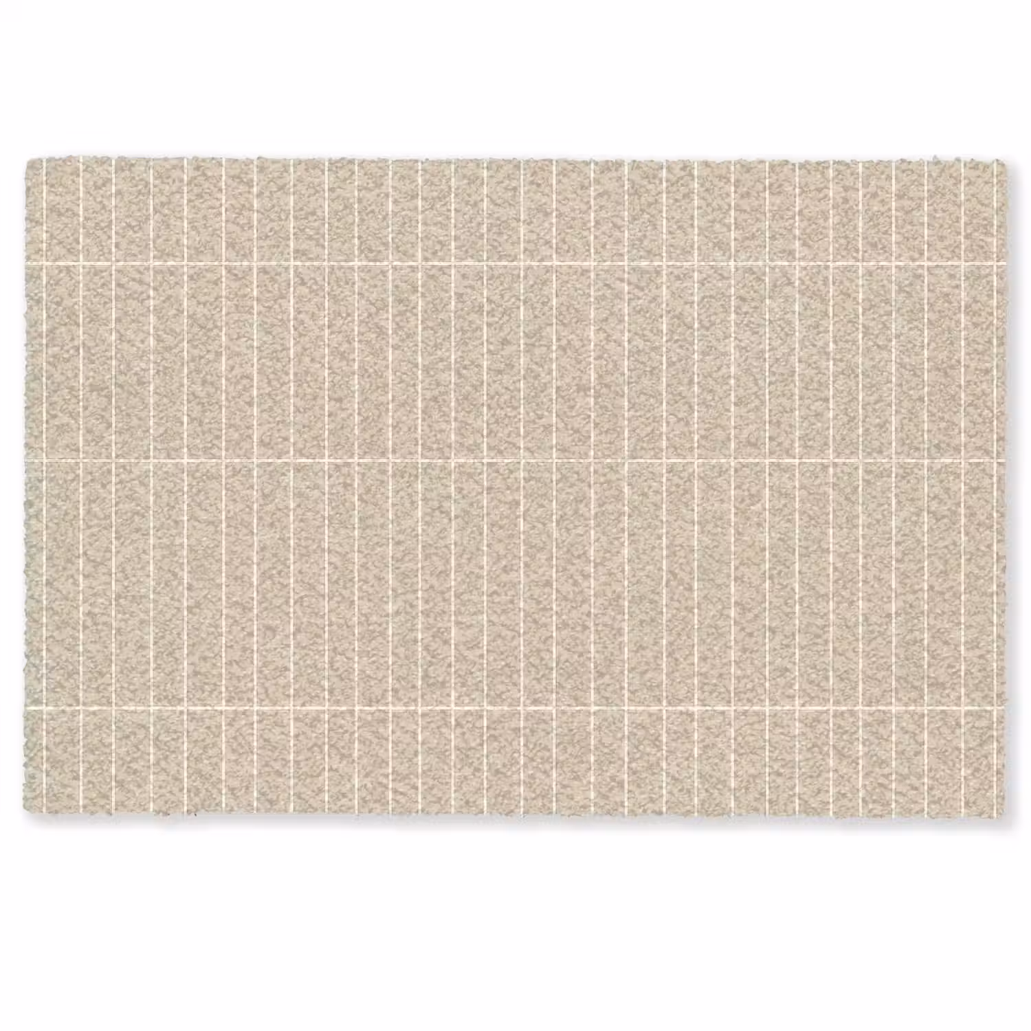 Verticaal - Wandtegel - Crème - Beige Deurmat klein 898 -zkaufland3d