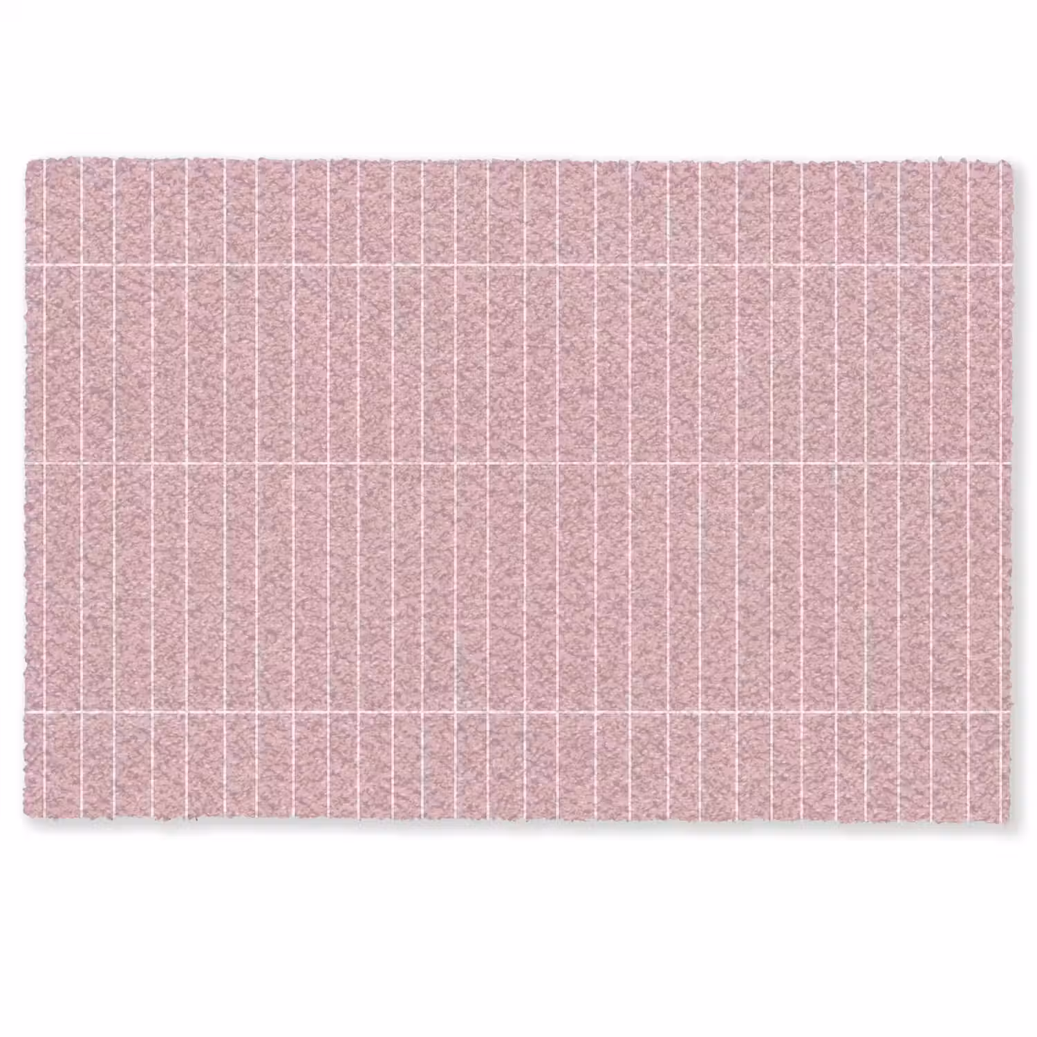 Verticaal - Wandtegel - Lichtroze Deurmat klein 898 -zkaufland3d
