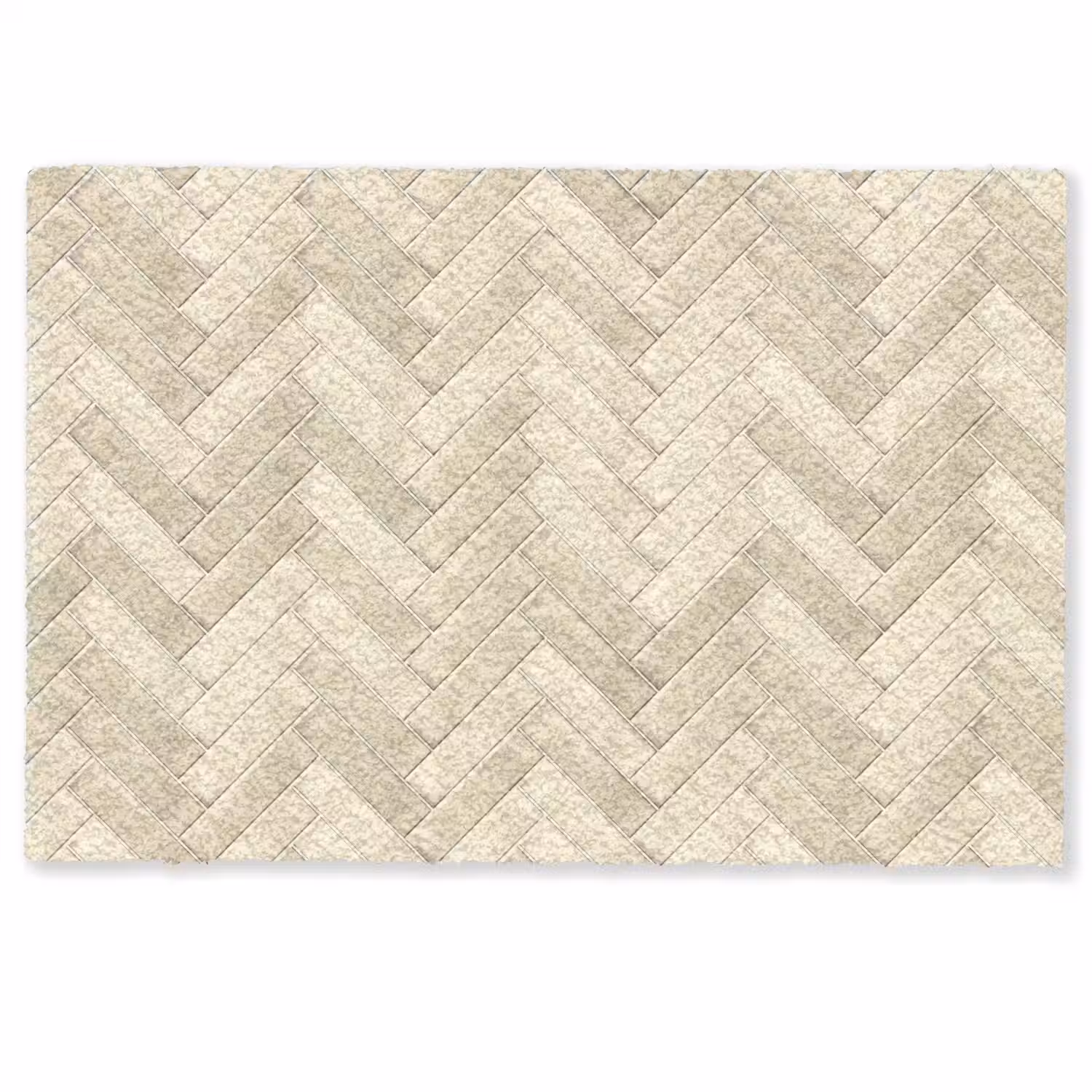 Visgraat - Wandtegel - Licht Beige Deurmat klein 898 -zkaufland3d
