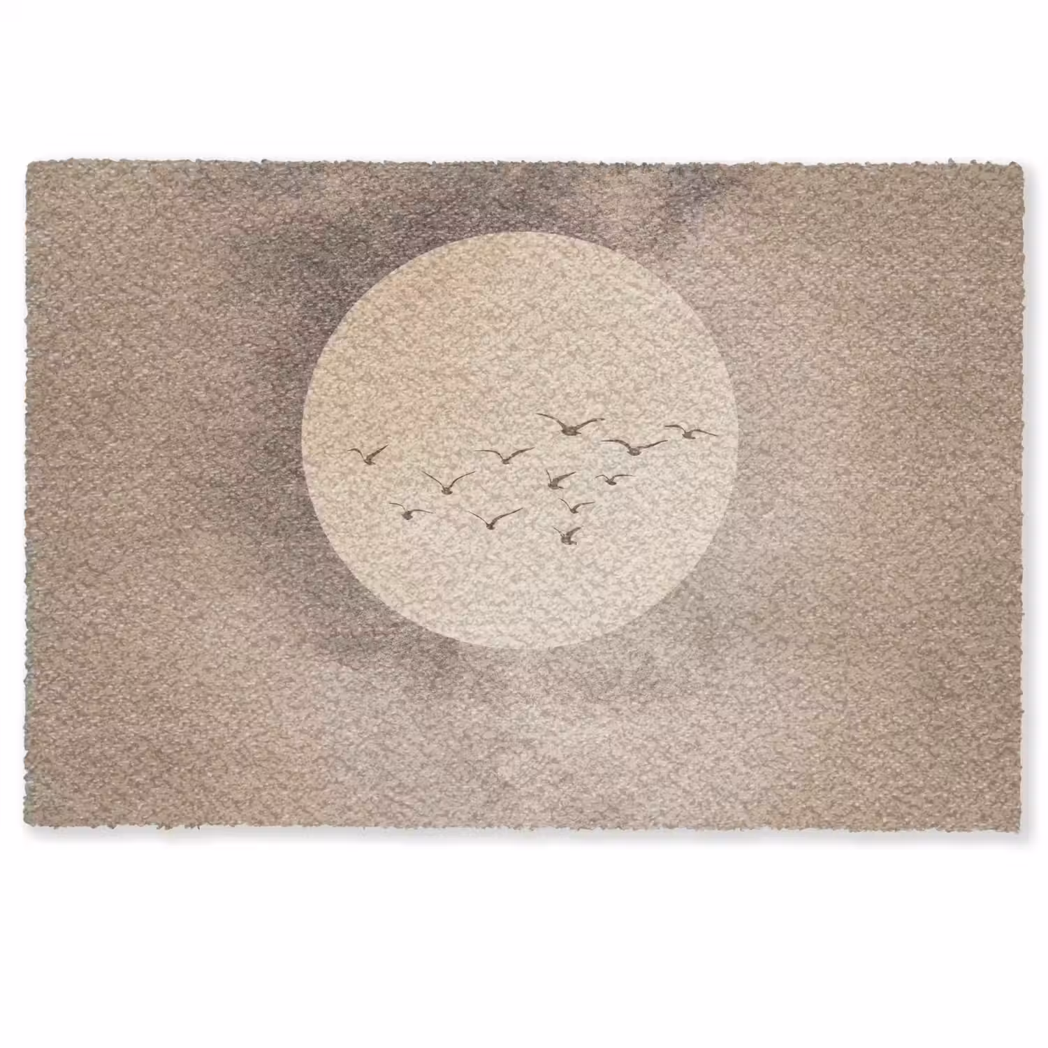 Vogel - Beige - Japandi Deurmat klein -zkaufland3d