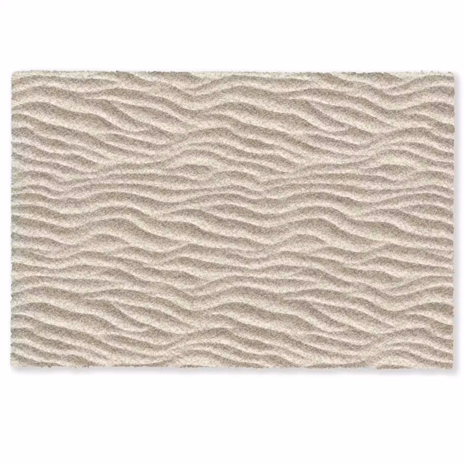 Zand - Golven - Beige Deurmat klein 898 -zkaufland3d