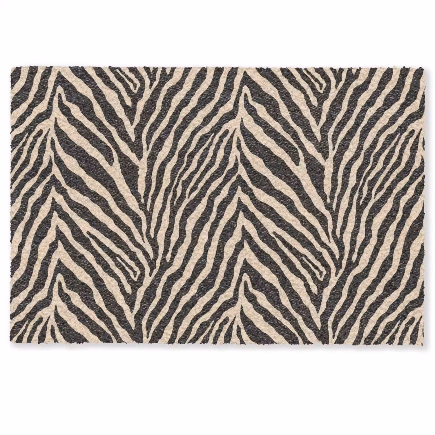 Zebra - Klassiek - Zwart Deurmat klein 898 -zkaufland3d