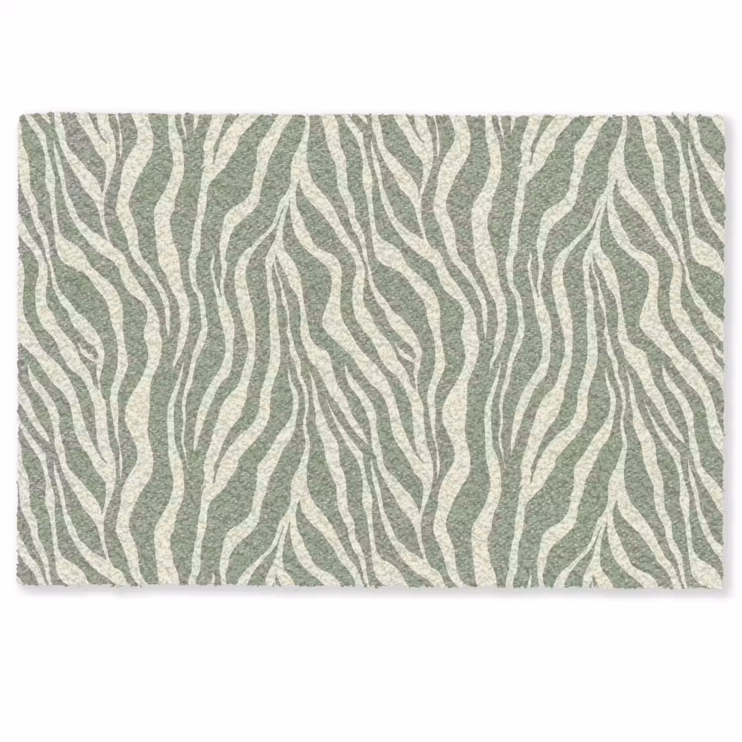 Zebra - Motief - Groen Deurmat klein 898 -zkaufland3d