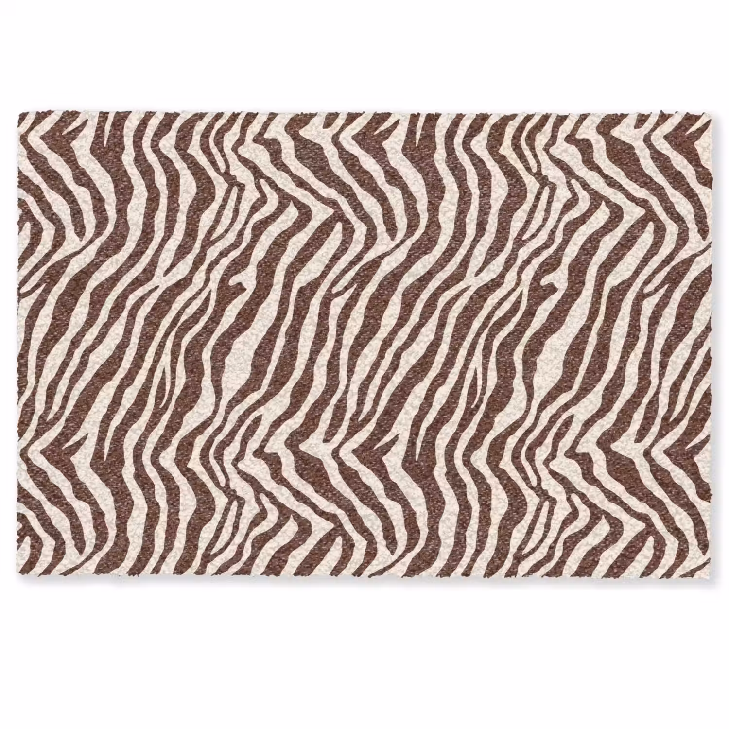 Zebra - Patroon - Zwart - Wit Deurmat klein 898 -zkaufland3d