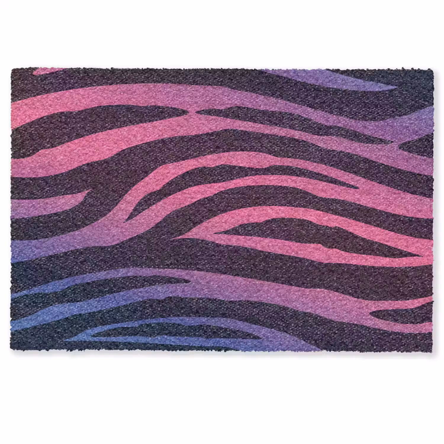 Zebraprint - Roze - Paars - Dierenprint Deurmat klein -zkaufland3d