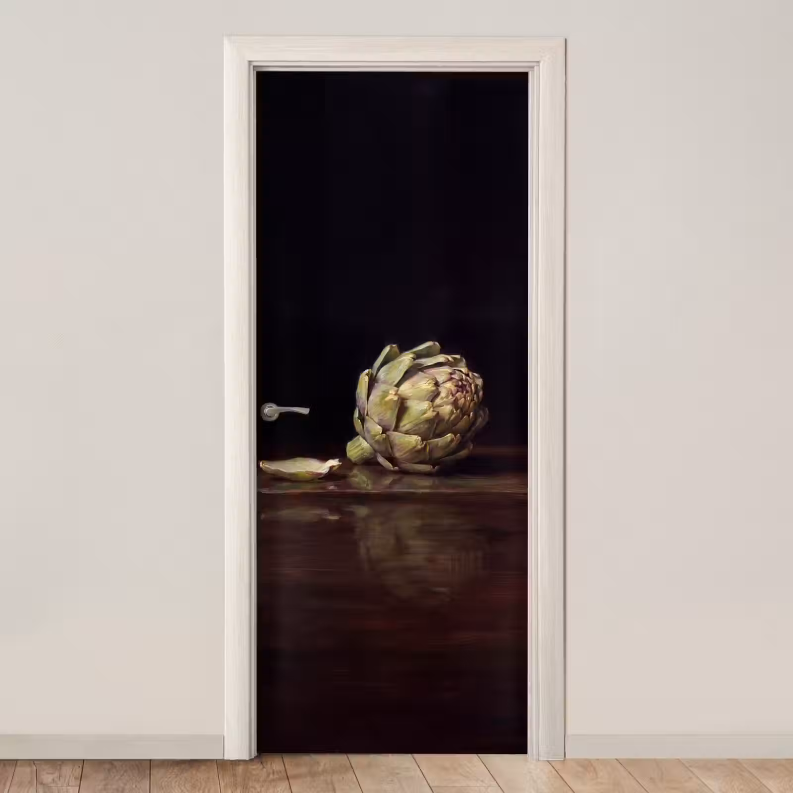 Deursticker - Artichok - Eten - Klassiek - Artichok - Eten - Klassiek deurposter klein