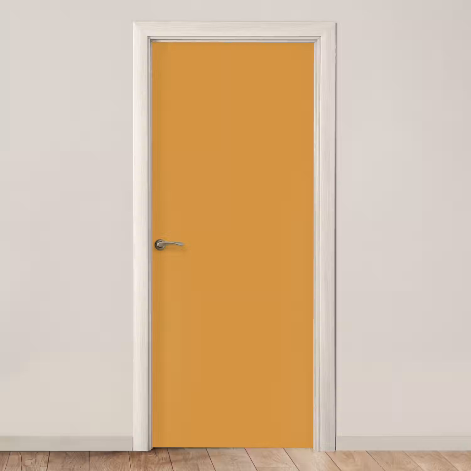 Autumn - Mustard - Geel deurposter klein 289 -3d_beige