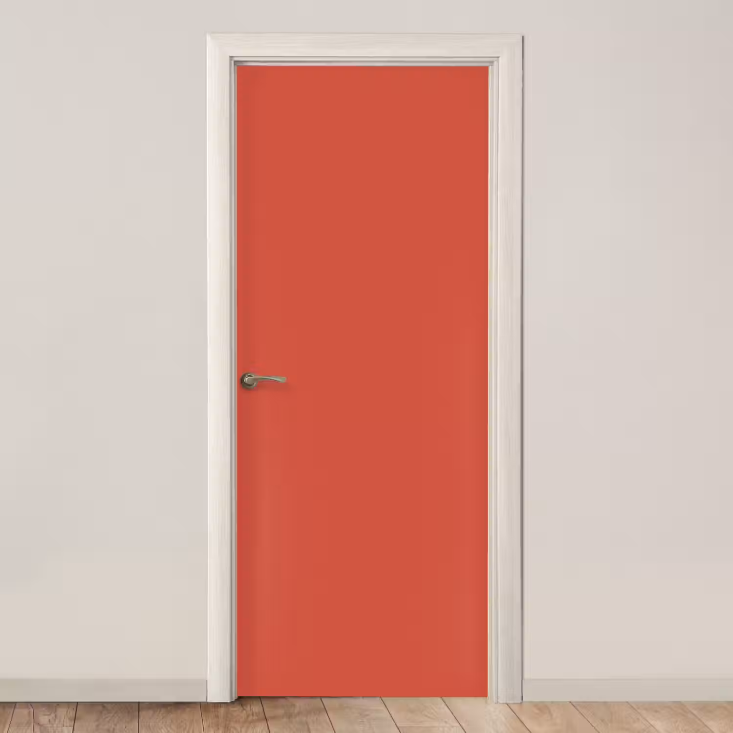 Brick - Red - Rood deurposter klein 289 -3d_beige