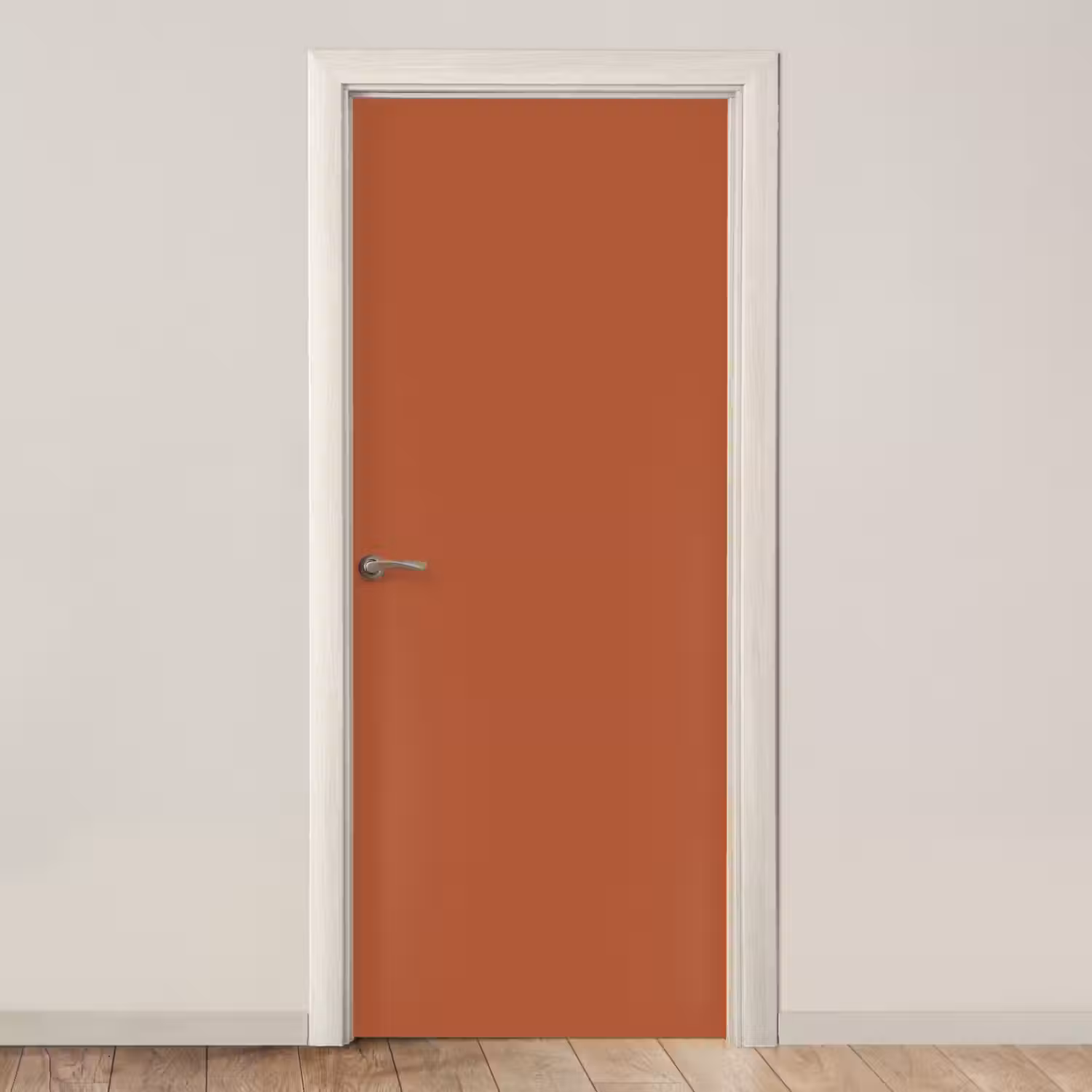 Burnt - Sienna - Oranje deurposter klein 289 -3d_beige