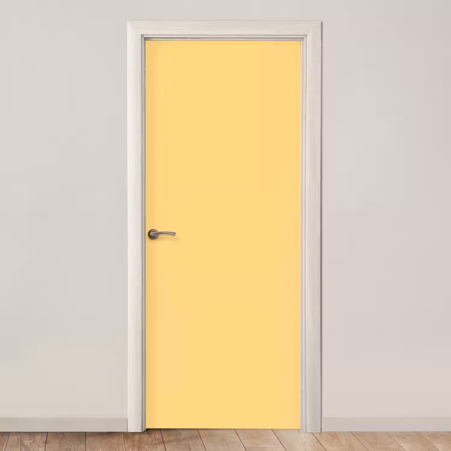 Butter - Geel - Yellow deurposter klein 289 -3d_beige
