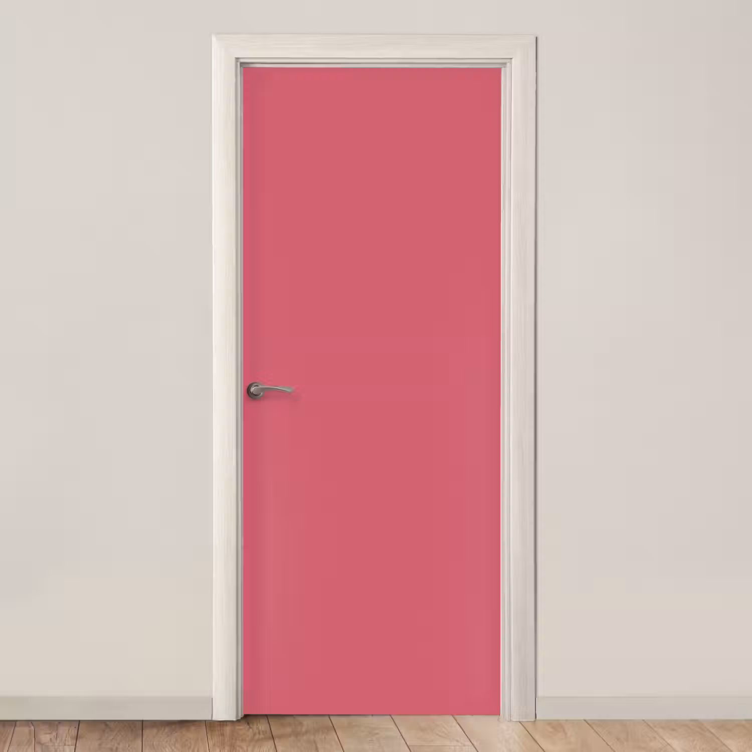 Crimson - Rose - Roze deurposter klein 289 -3d_beige
