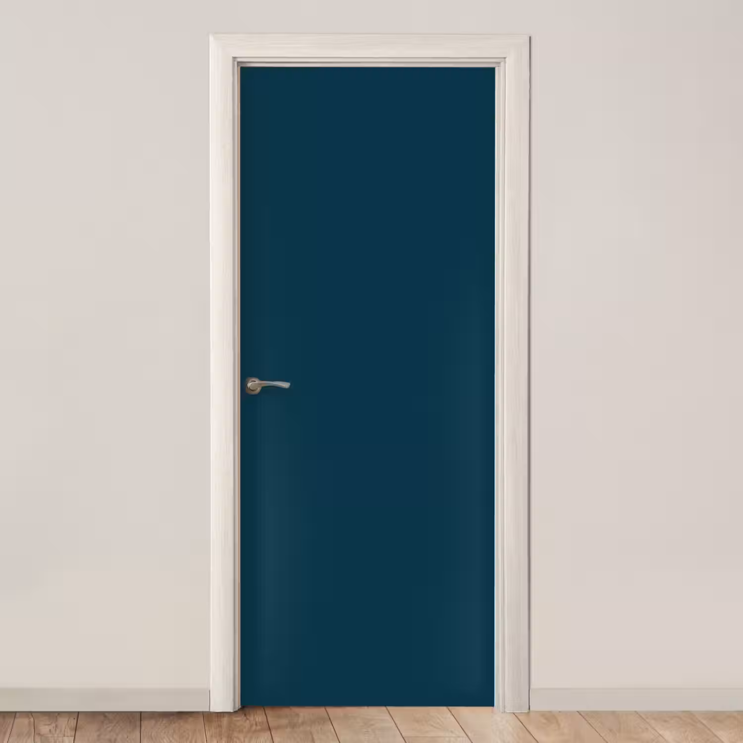 Dark - Indigo - Blauw deurposter klein 289 -3d_beige