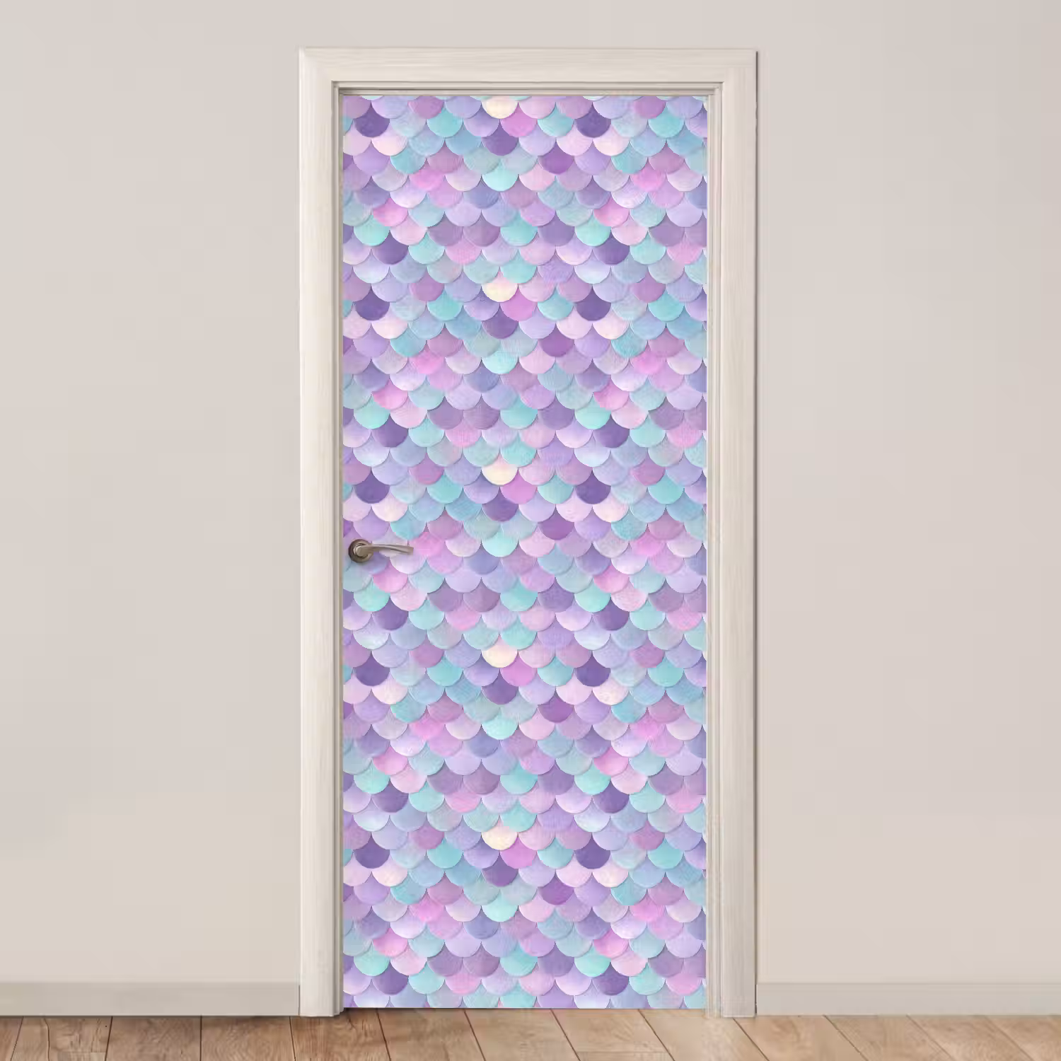 Dromerig - Zeemeermin - Pastel deurposter klein 289 -3d_beige