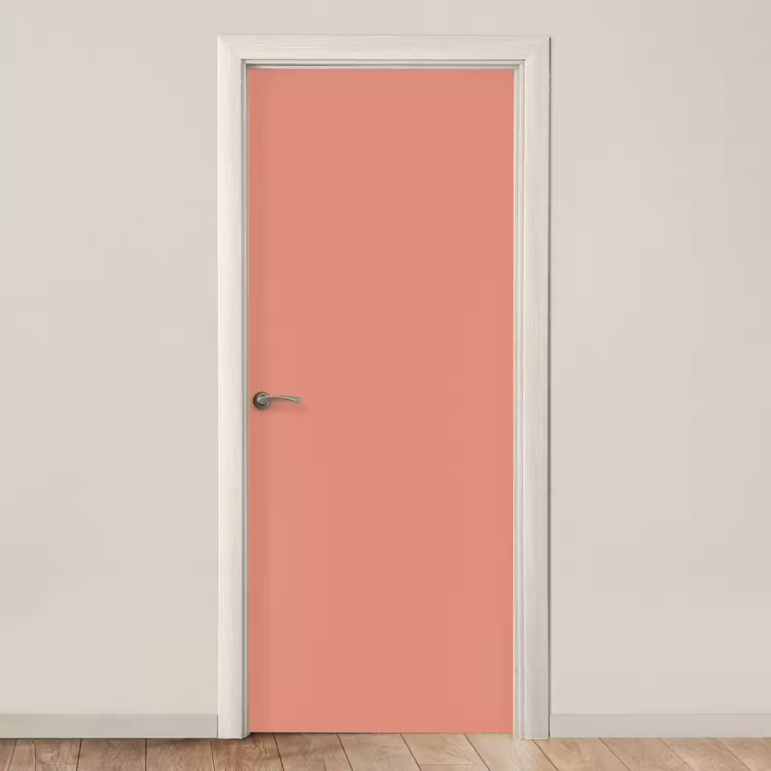 Earthy - Rose - Koraal deurposter klein 289 -3d_beige