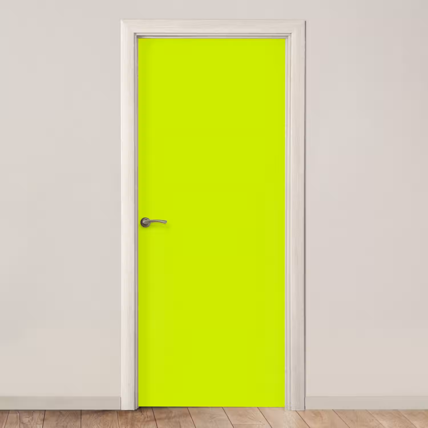 Electric - Lemon - Geel deurposter klein 289 -3d_beige
