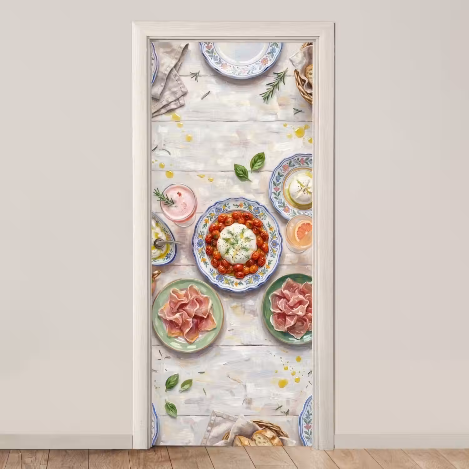 Eten - Tafel - Divers - Modern deurposter klein -3d_beige