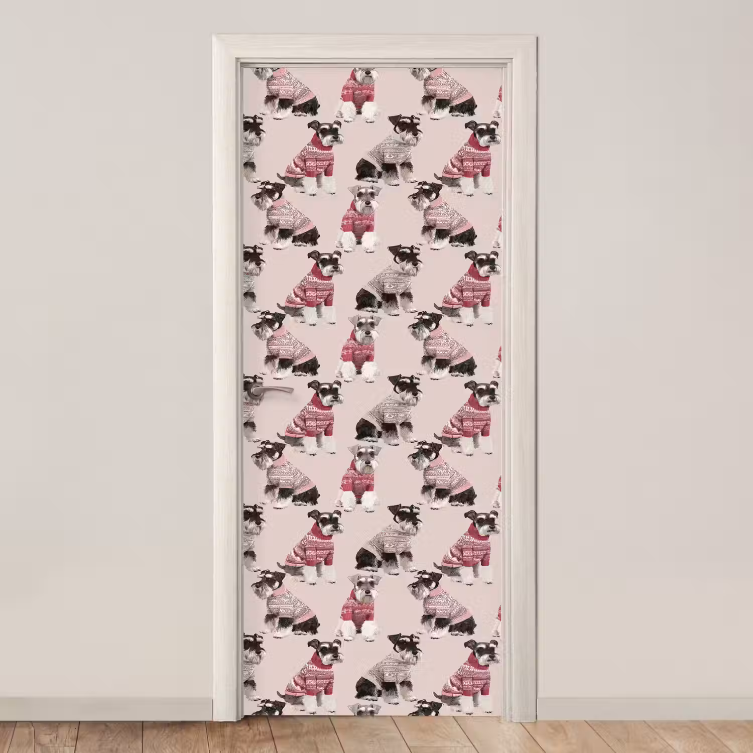 Honden - Truien - Rood deurposter klein 289 -3d_beige