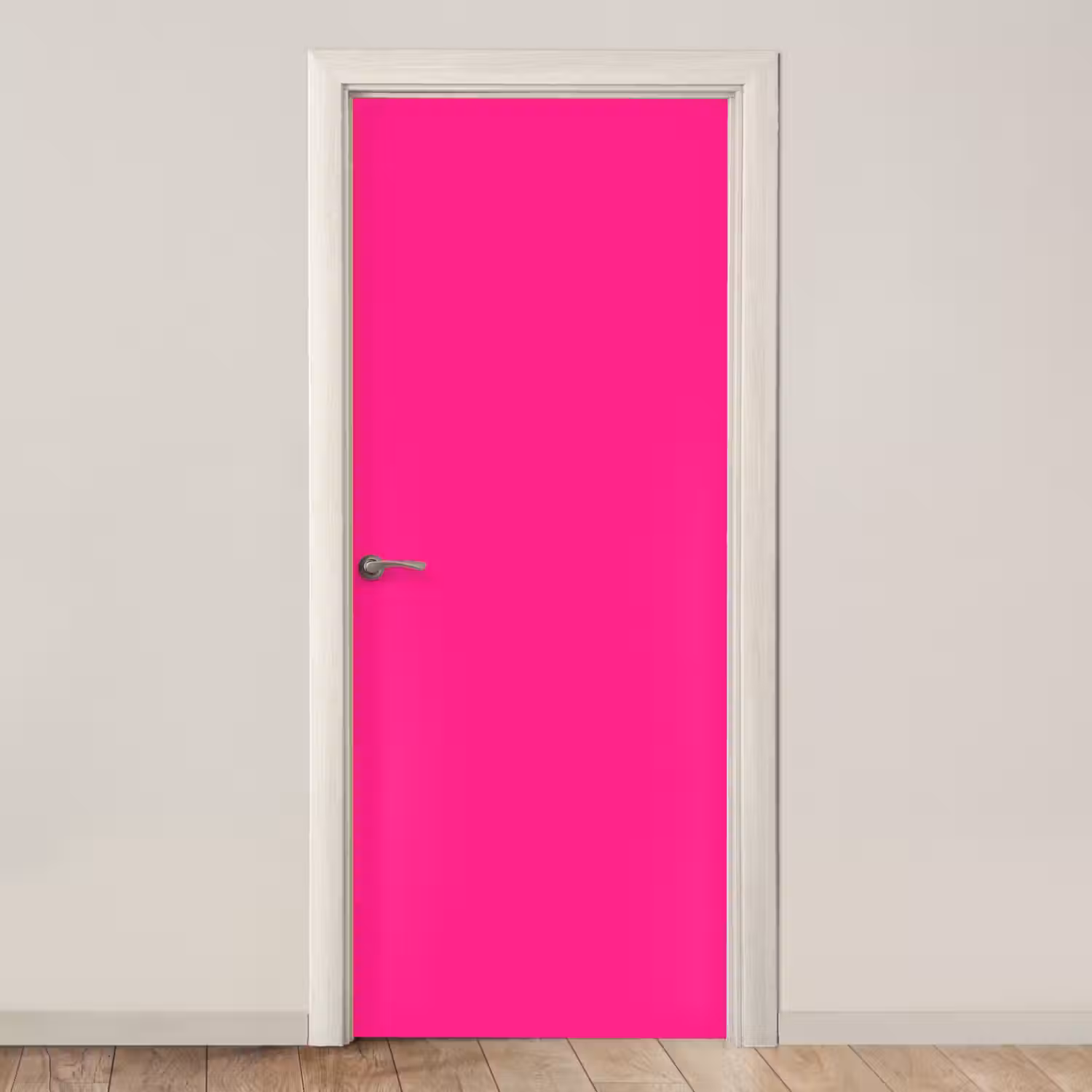 Hot - Fuchsia - Roze deurposter klein 289 -3d_beige