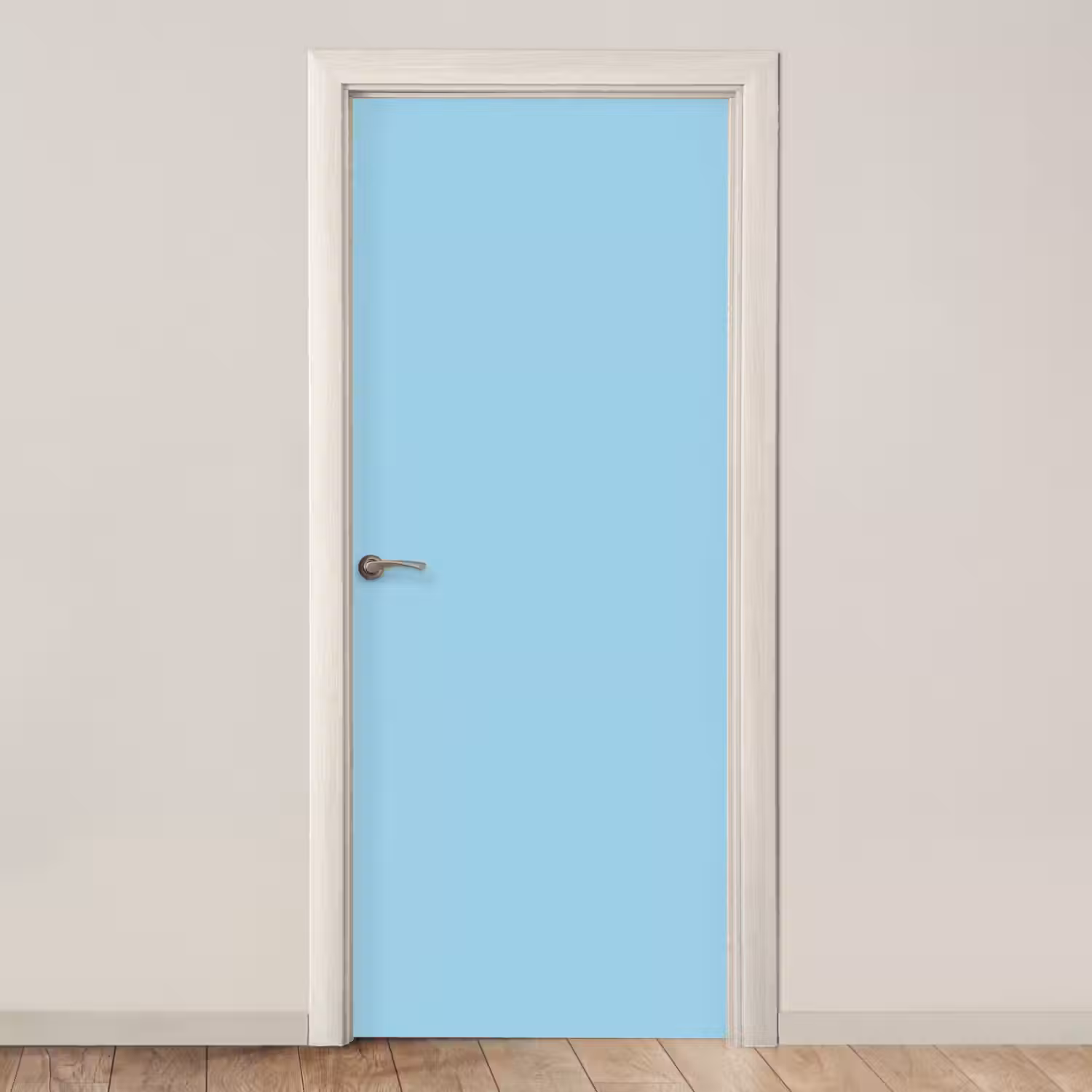 Ice - Blue - Blauw deurposter klein 289 -3d_beige