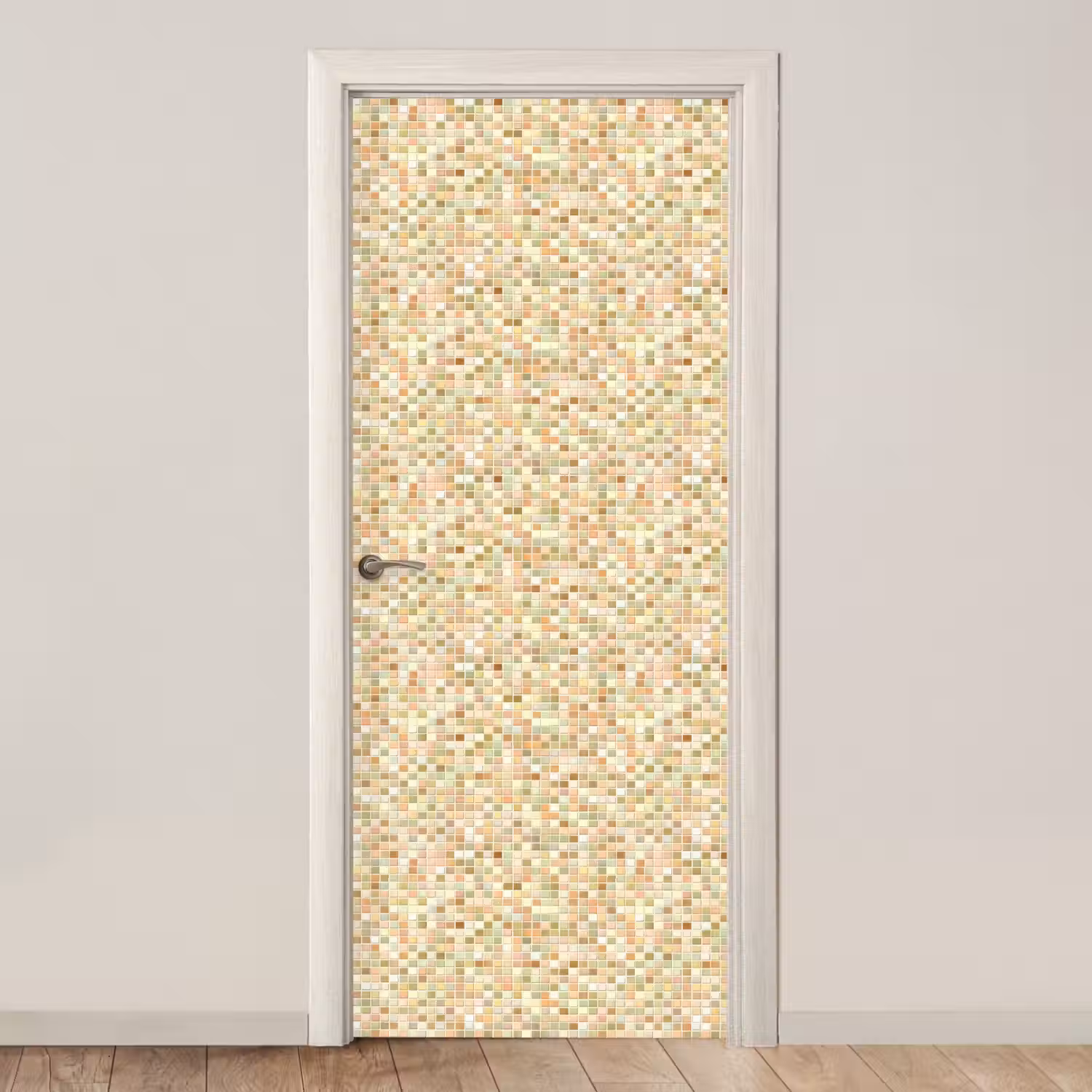 Mozaïek - Patroon - Terracotta deurposter klein 289 -3d_beige