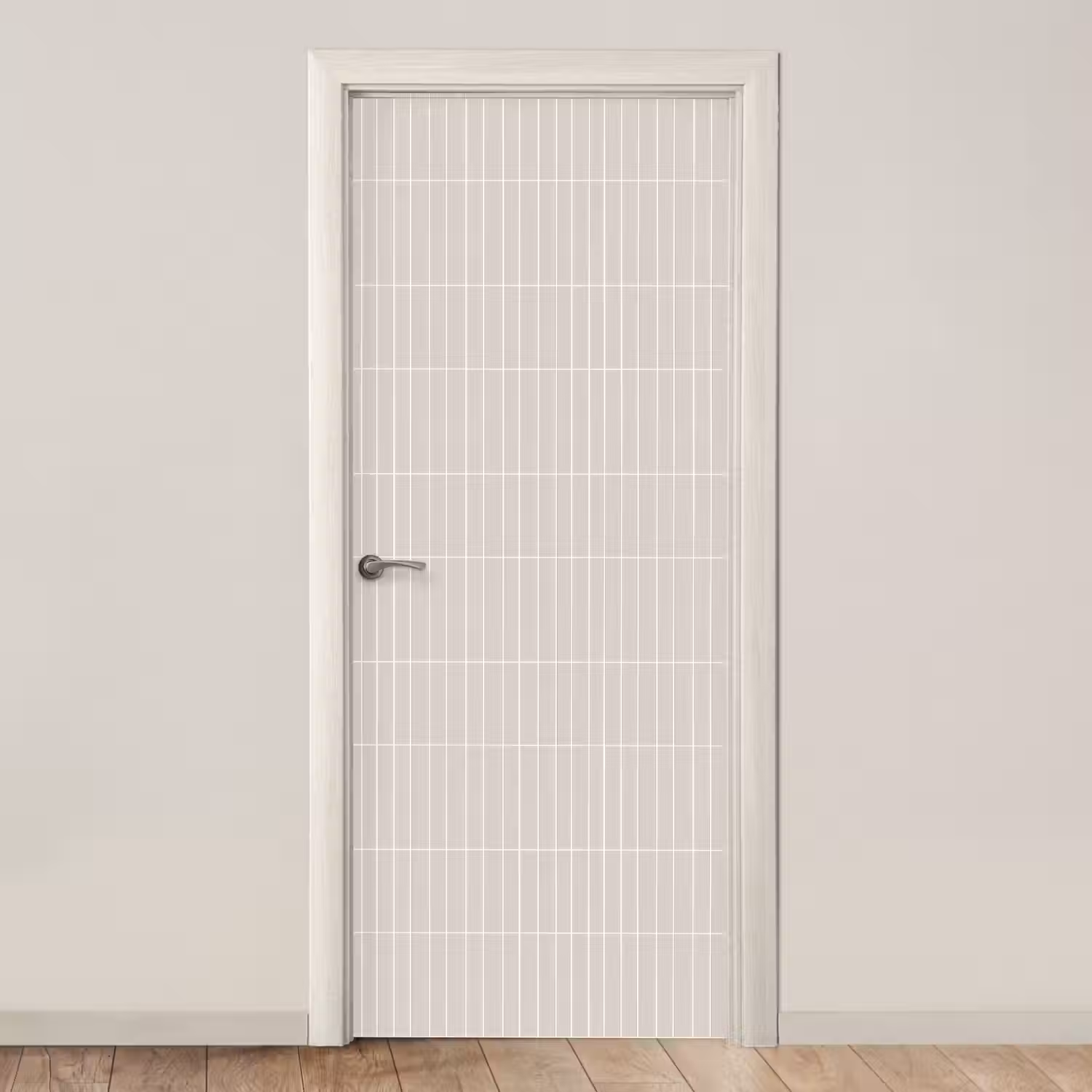 Patroon - Tegels - Zand deurposter klein 289 -3d_beige