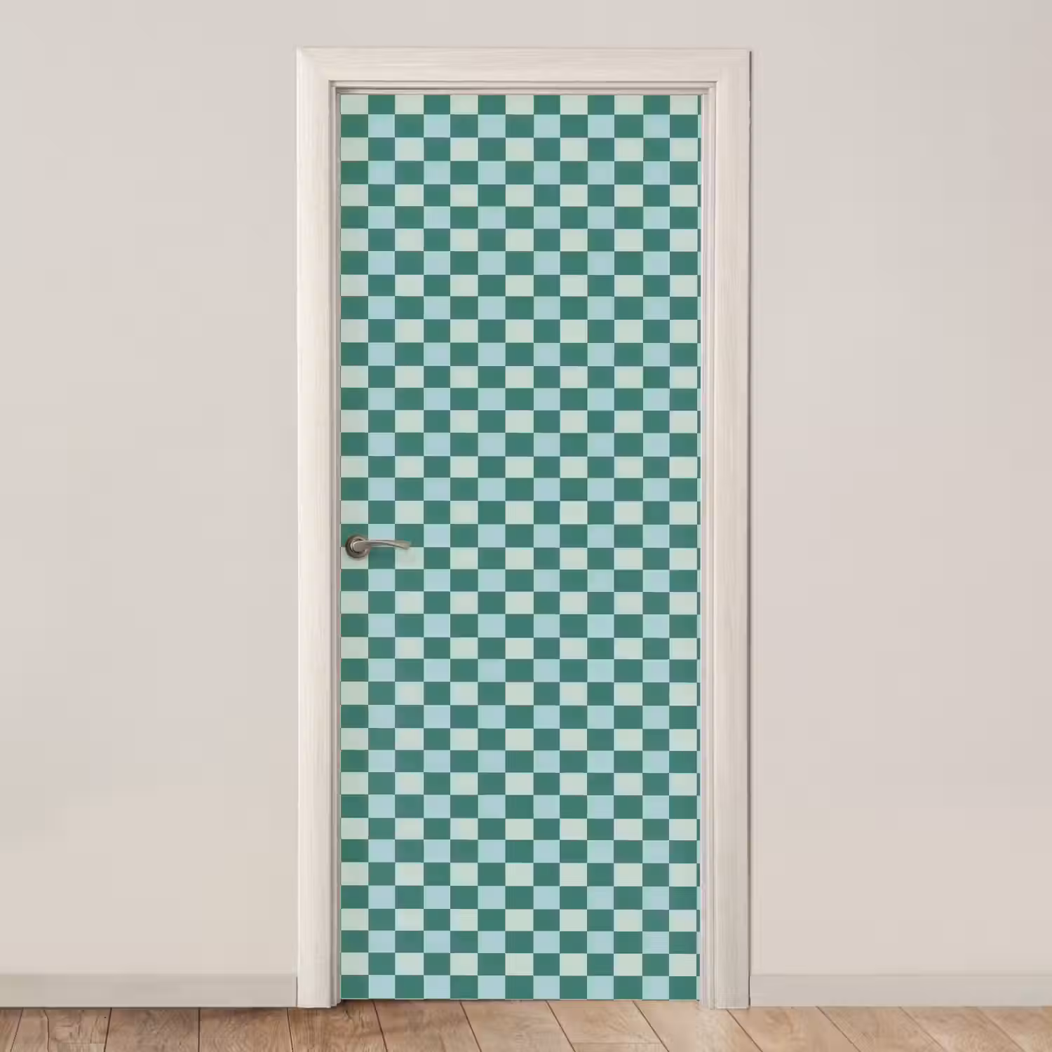 Schaak - Klassiek - Groen deurposter klein 289 -3d_beige