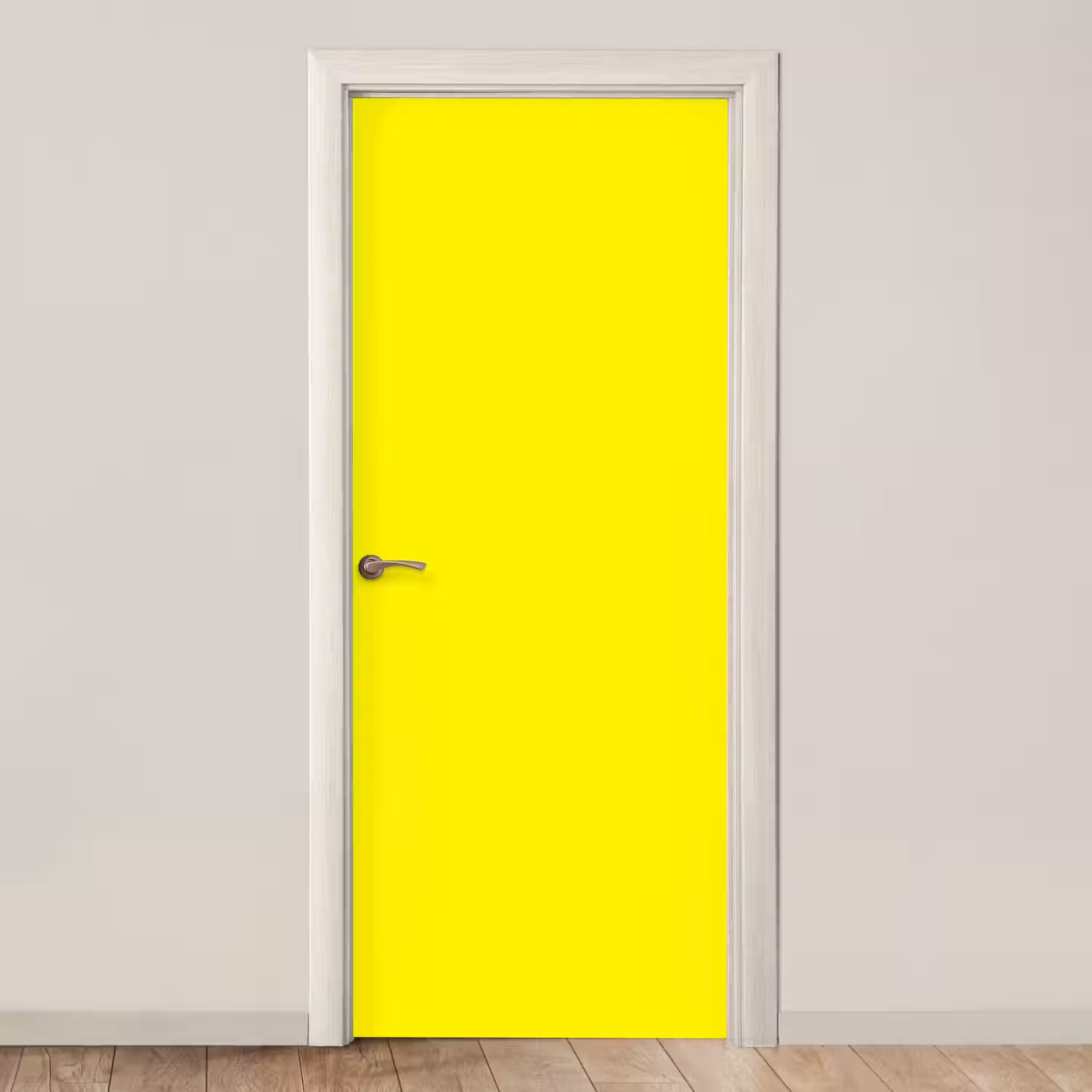 Sunshine - Glow - Geel deurposter klein 289 -3d_beige