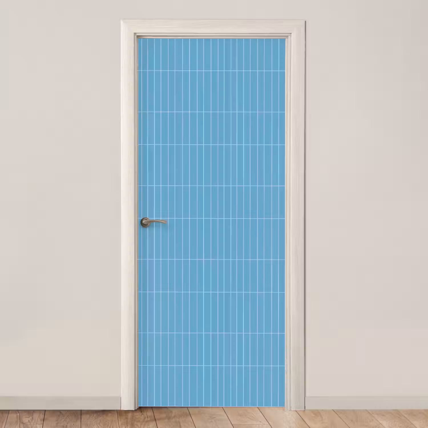 Tegel - Langwerpig - Patroon - Blauw deurposter klein 289 -3d_beige