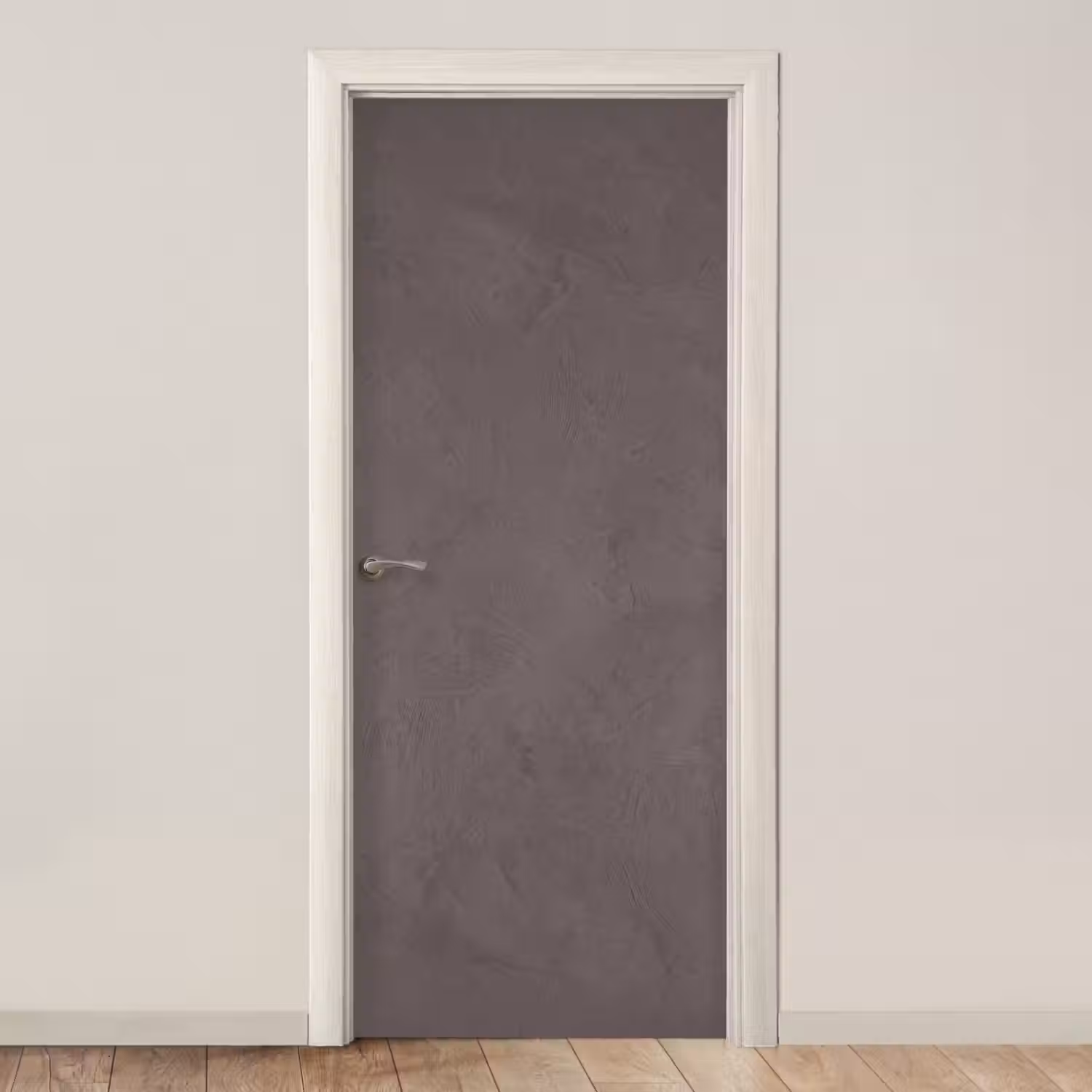 Textuur - Grijs - Modern - Abstract - Oppervlak deurposter klein -3d_beige