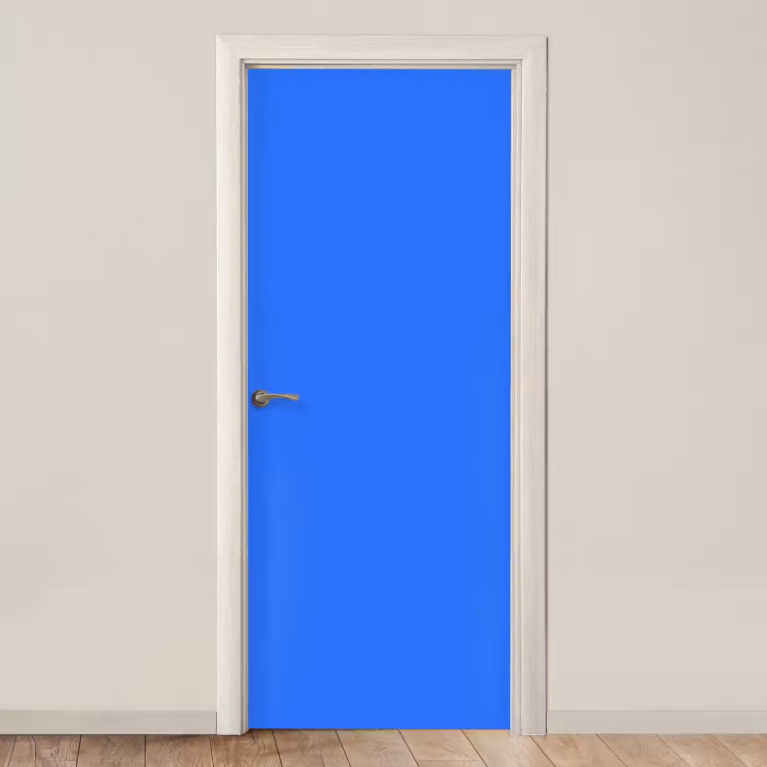 Vivid - Cobalt - Blauw deurposter klein 289 -3d_beige