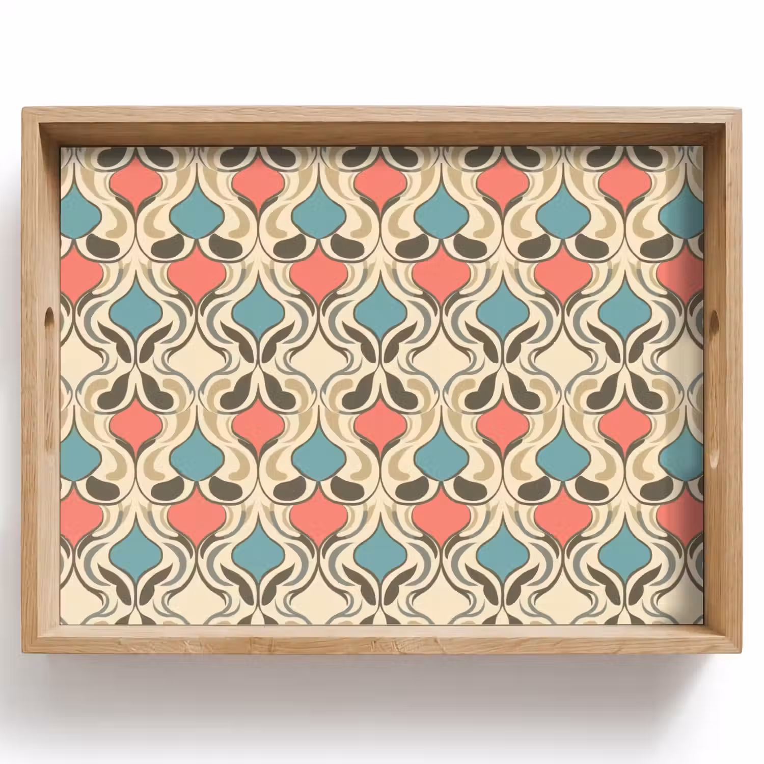 Barok - Retro - Kleurrijk Dienblad Rechthoek middel 911 -z3d_shopping