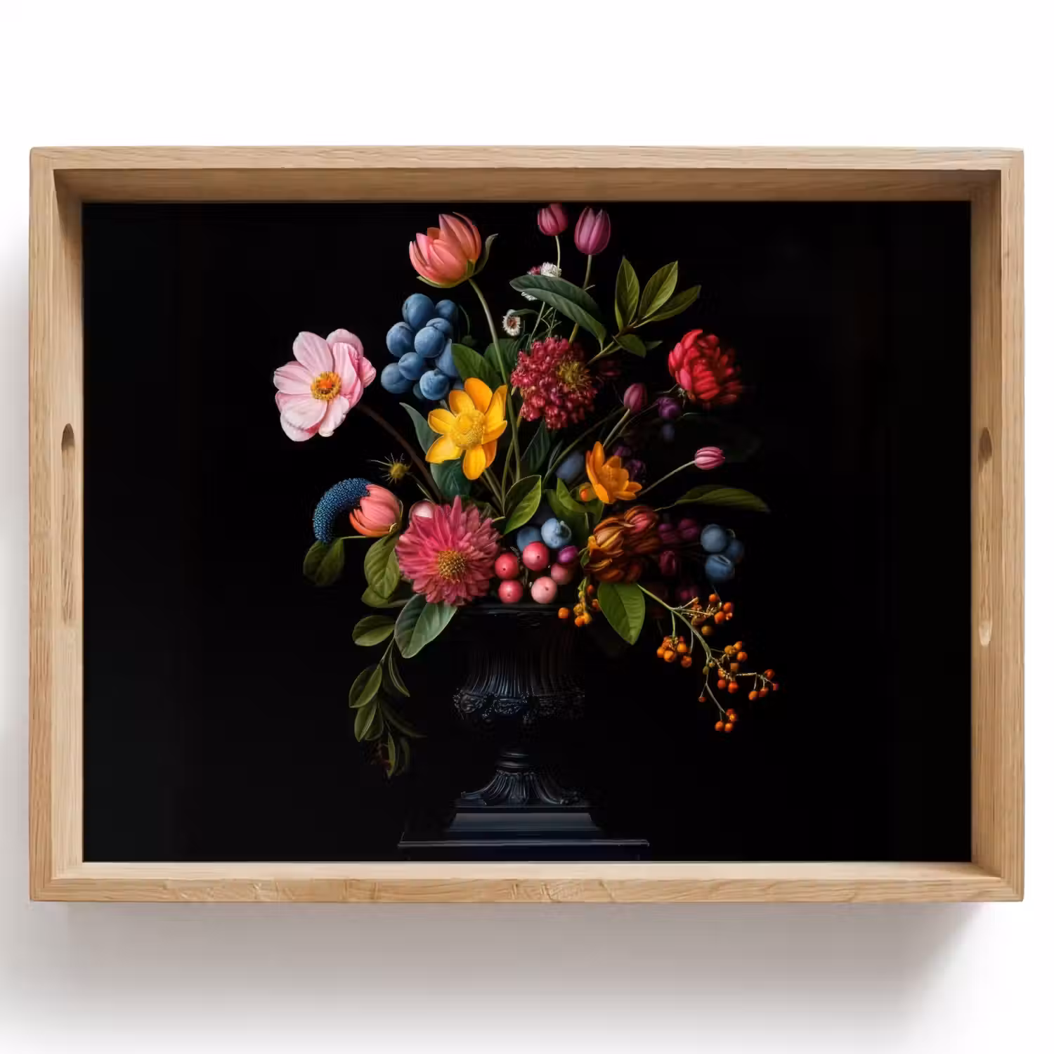 Bloemen - Vrolijk - Vaas Dienblad Rechthoek middel -z3d_shopping