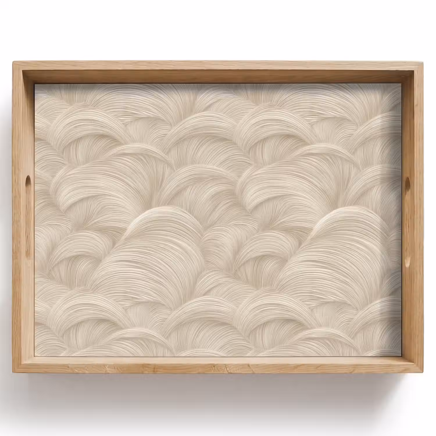 Bogen - Patroon - Beige Dienblad Rechthoek middel 911 -z3d_shopping