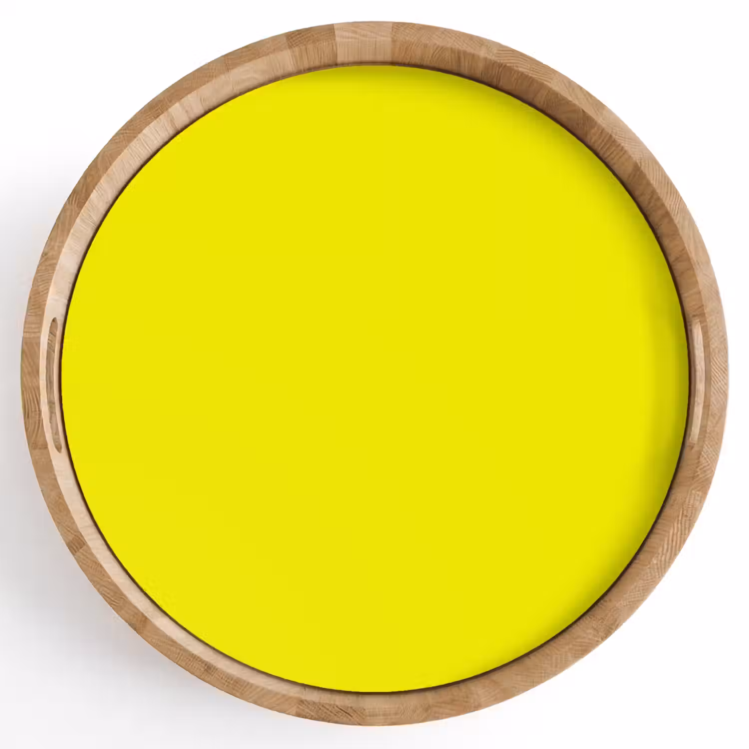 Bright - Canary - Geel Dienblad Rond middel 914 -z3d_shopping