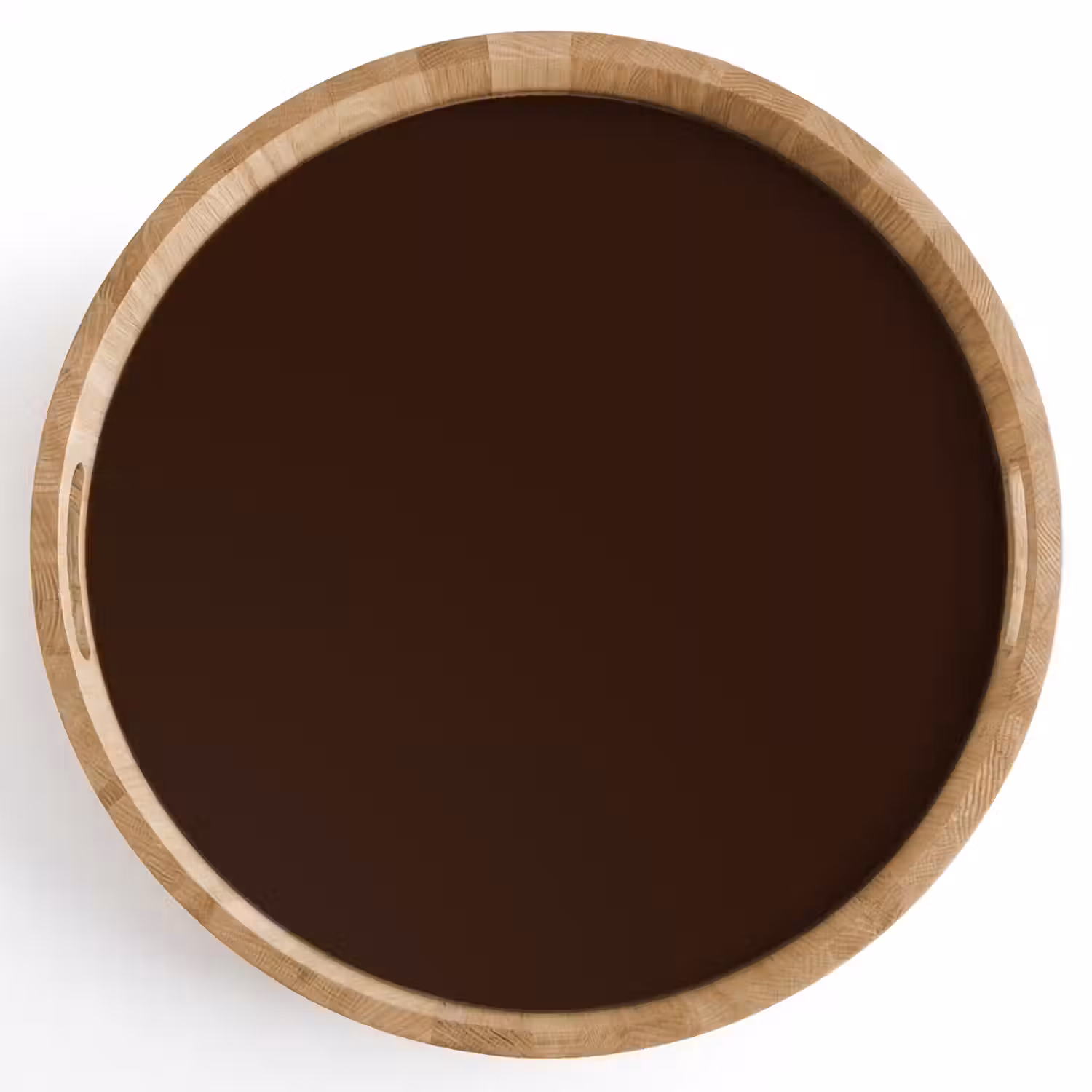 Dark - Chocolate - Bruin Dienblad Rond middel 914 -z3d_shopping