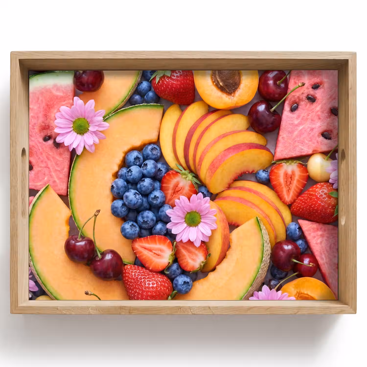 Eten - Fruit - Zomer - Kleurrijk Dienblad Rechthoek middel -z3d_shopping