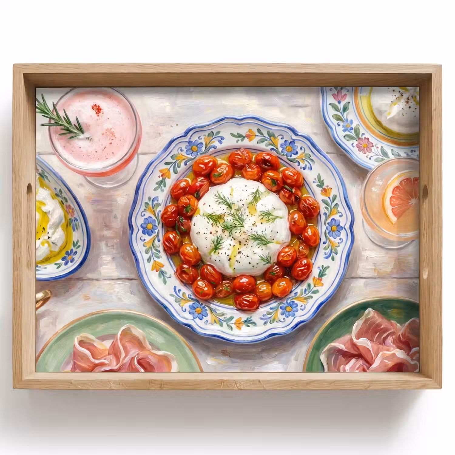 Eten - Tafel - Divers - Modern Dienblad Rechthoek middel -z3d_shopping