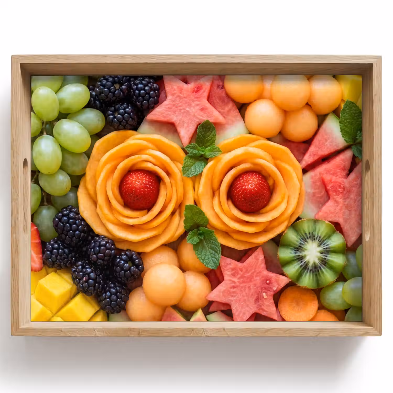 Fruit - Variatie - Kleurrijk - Vers - Eten Dienblad Rechthoek middel -z3d_shopping