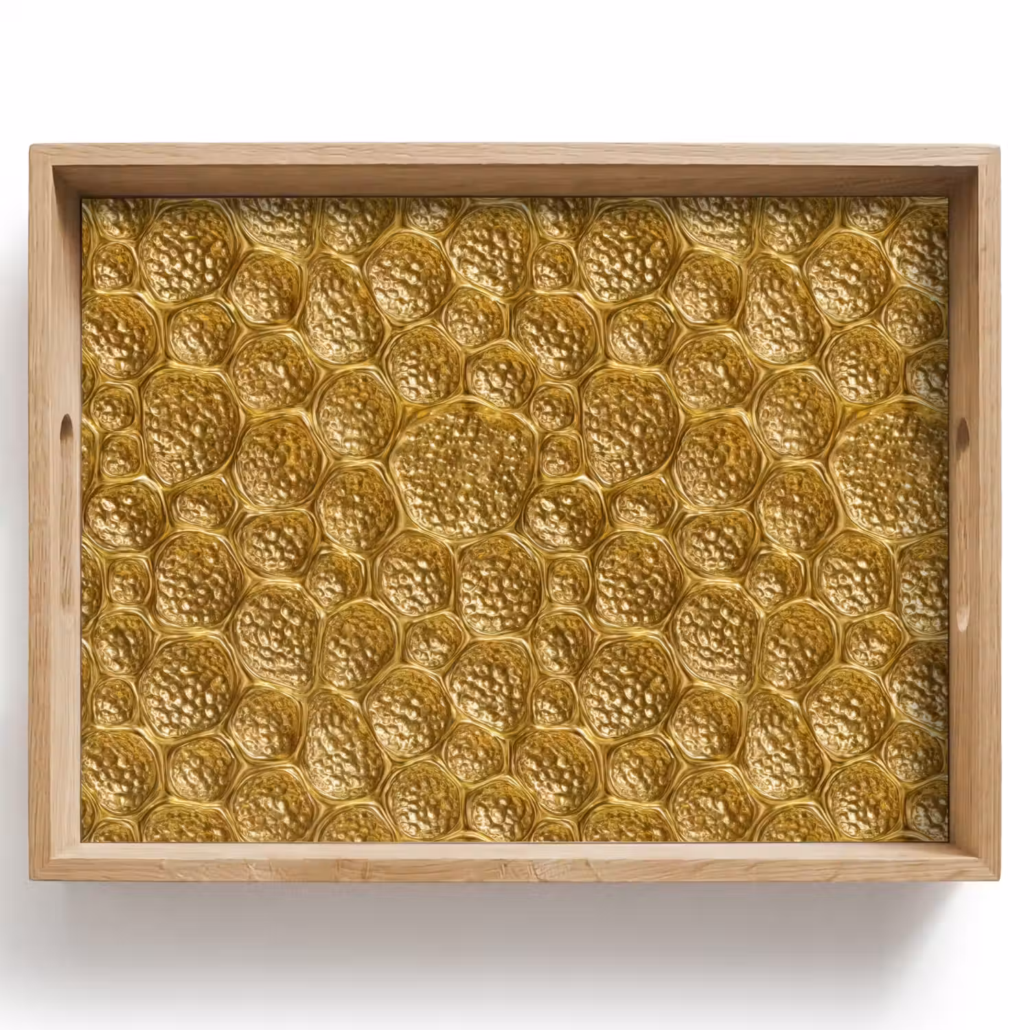 Gehamerd - Mozaïek - Antiek - Goud Dienblad Rechthoek middel 911 -z3d_shopping